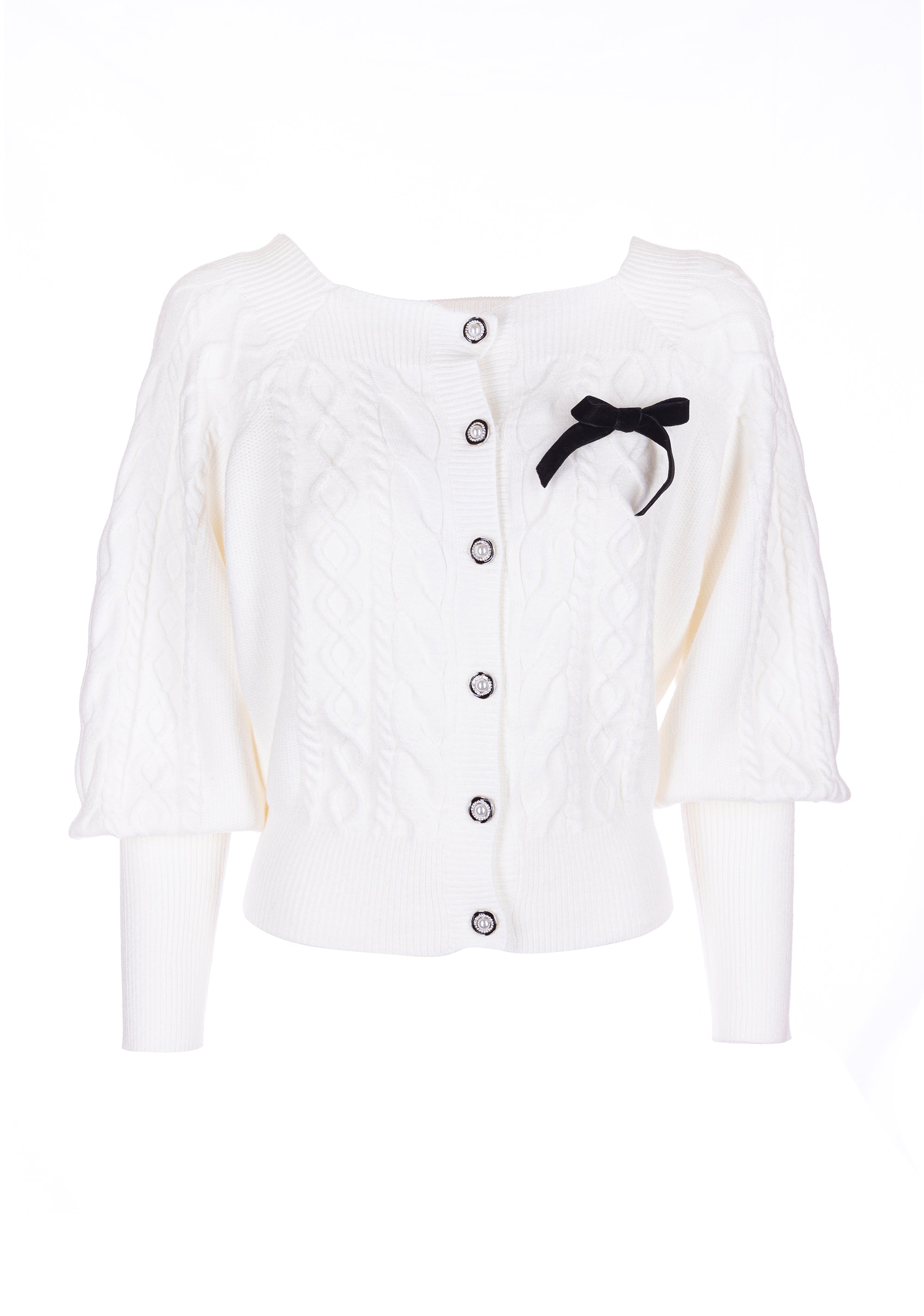 Cardigan regular fit with plaits Fracomina FI22WT8001K51301-108