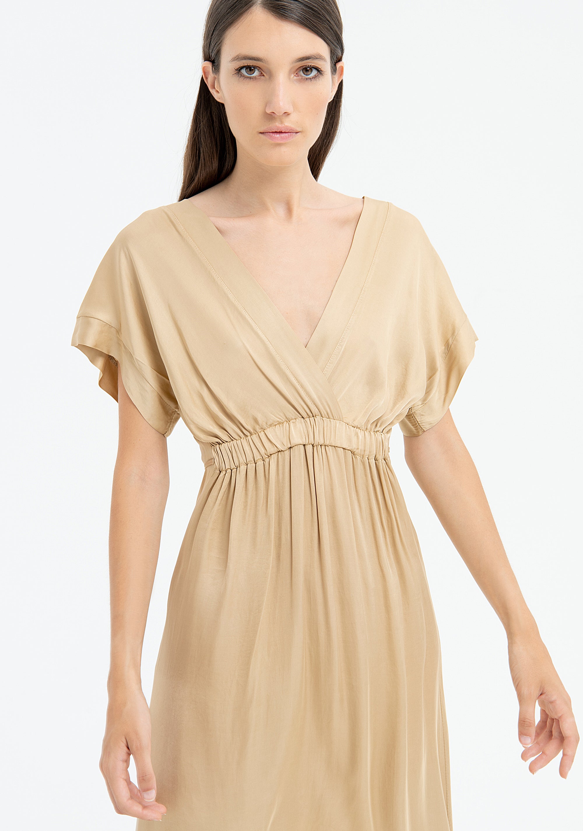 Dress regular fit middle length made in viscose Fracomina FJ23SD2002W45101-I62-3