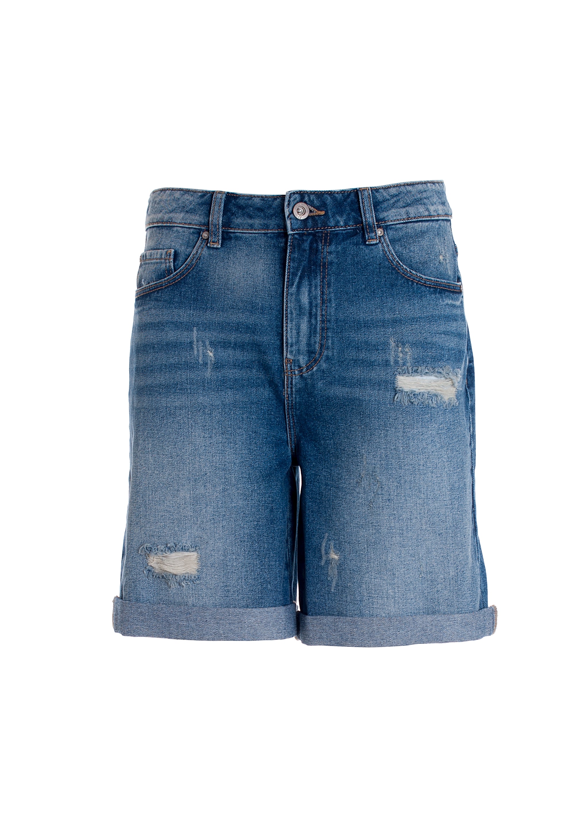 Bermuda regular fit made in denim with light wash Fracomina FP22SV6002D419O6-430