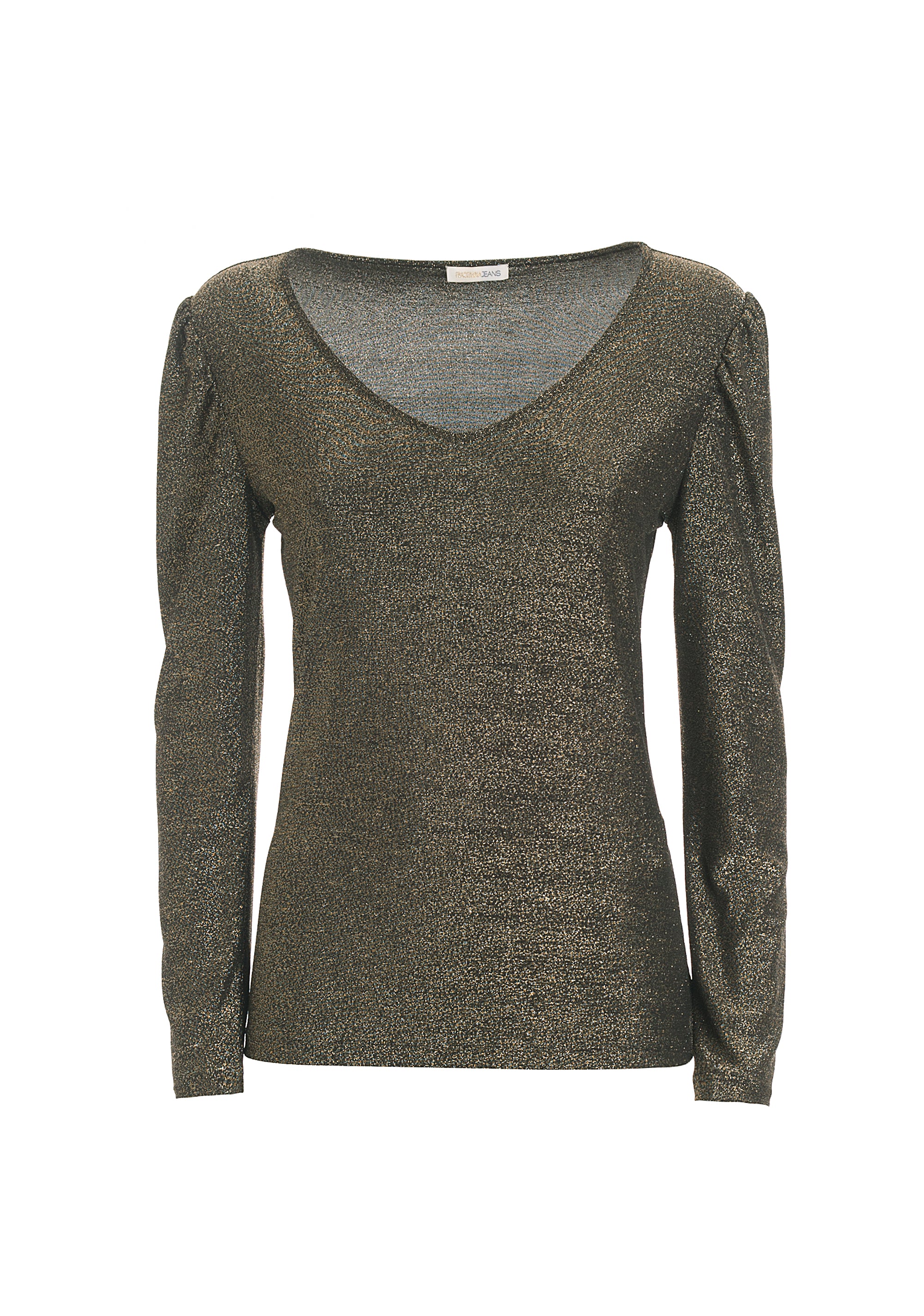 Top slim fit made in jersey with lurex Fracomina FP22WT1021J453Q7-L31_1