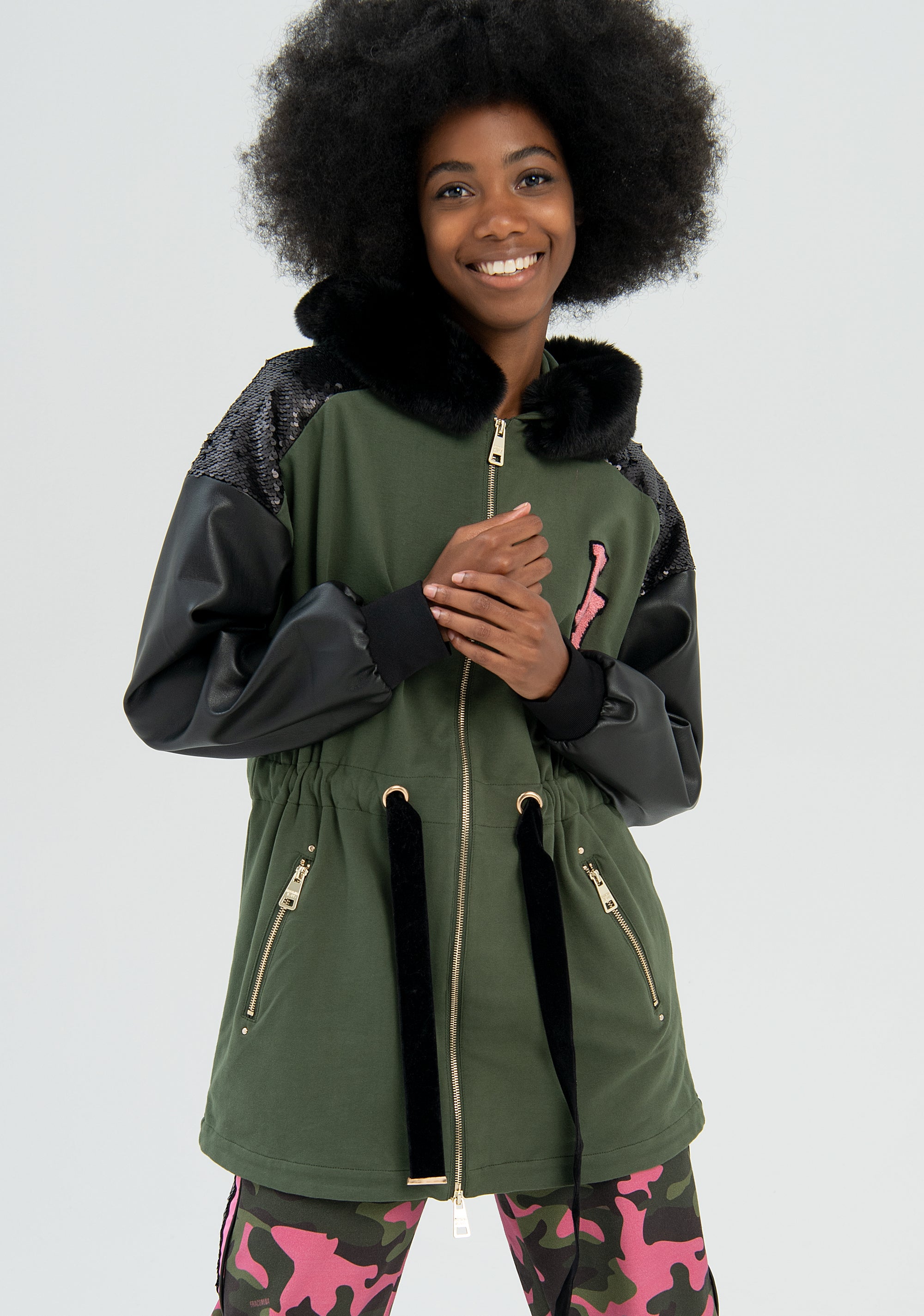 Parka corta Monogram brillante - Prêt-à-Porter 1ABWCG