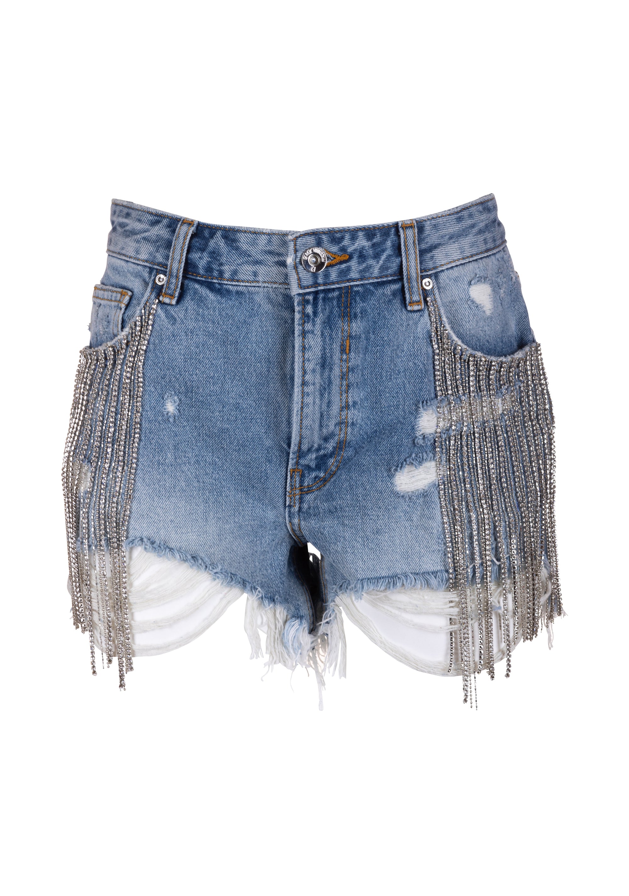 Bermuda regular fit made in denim with light wash Fracomina FP23SV6018D419R9-275-1_468e1c3e-c240-4d05-8520-d859397d0170