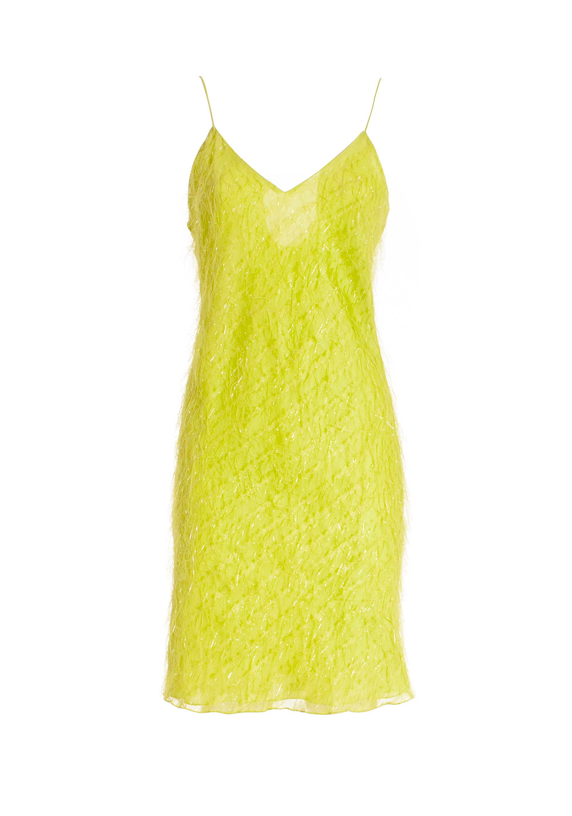 Mini dress made in fil coupè fabric with no sleeves Fracomina FQ22SD2002W54501-041_6