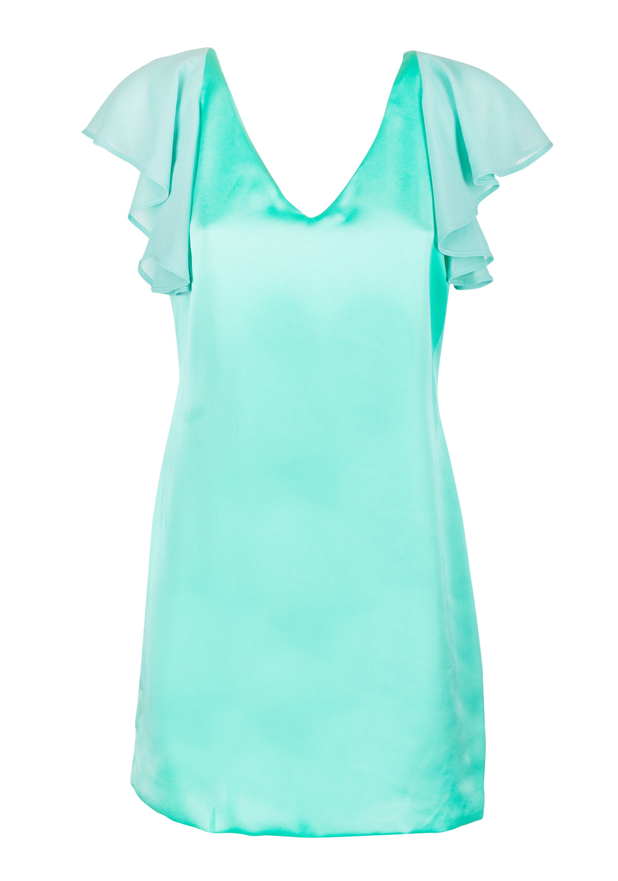 Dress regular fit with georgette details Fracomina FQ23SD1009W47001-Q80-1_4e5e9285-aaae-4449-80d1-f1ed879c471a