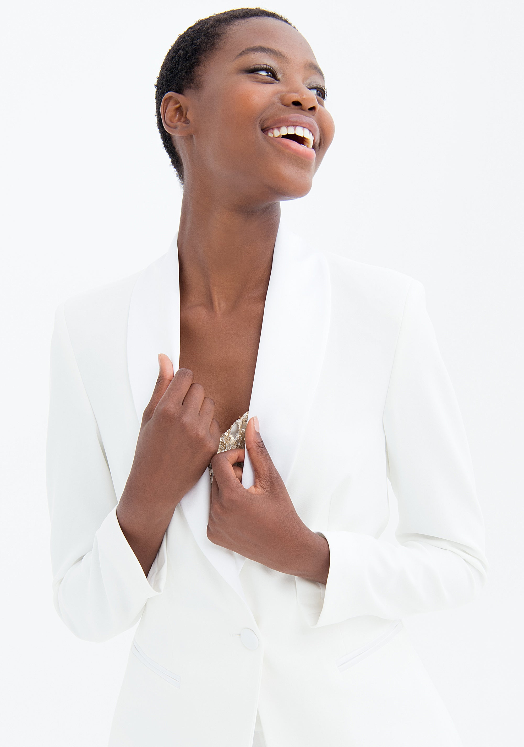 Blazer jacket regular fit single breasted made in technical fabric Fracomina FQ23SJ2007W42901-278-2