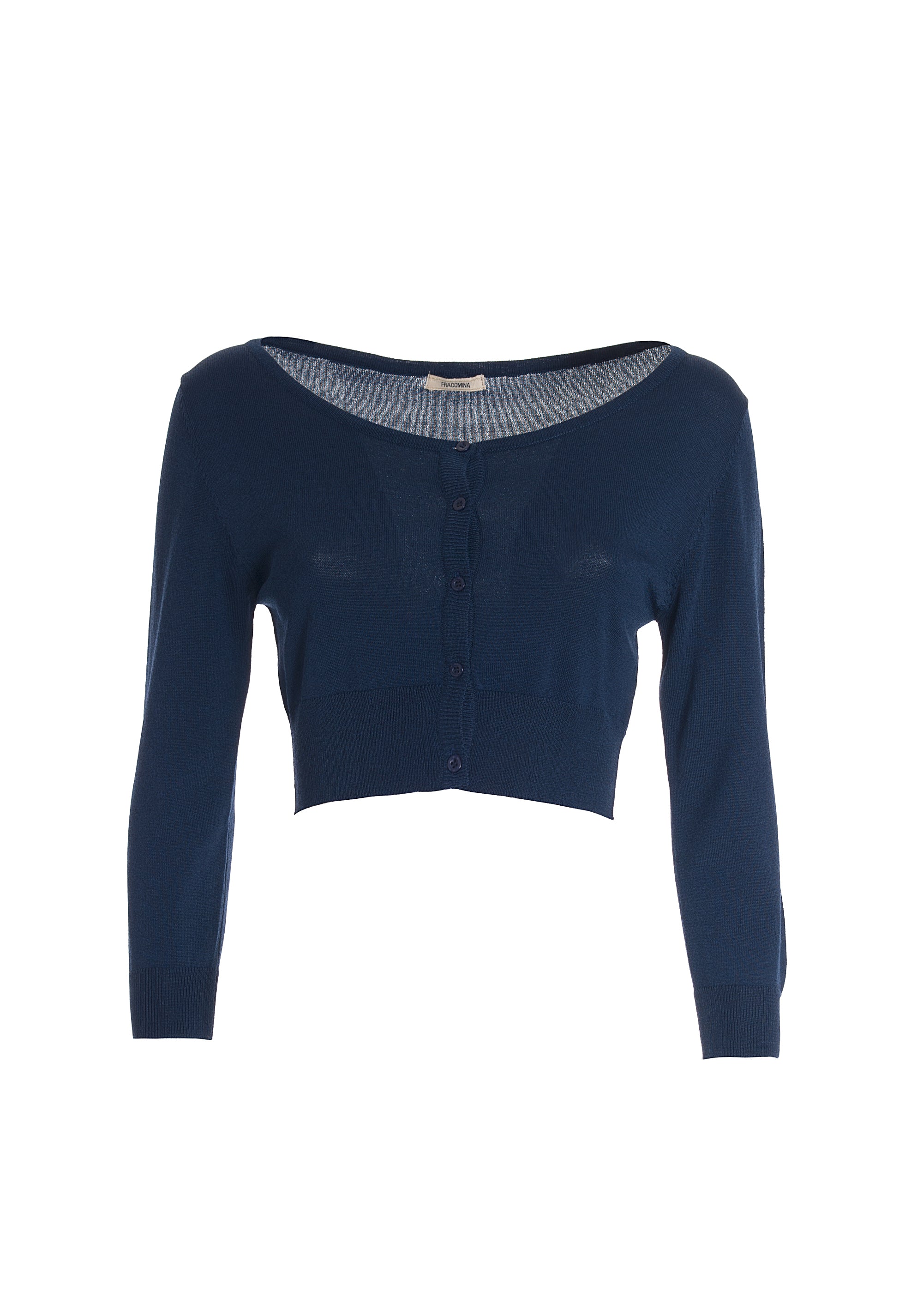 Cardigan cropped made in viscose Fracomina FR22ST8001K41701-117_6