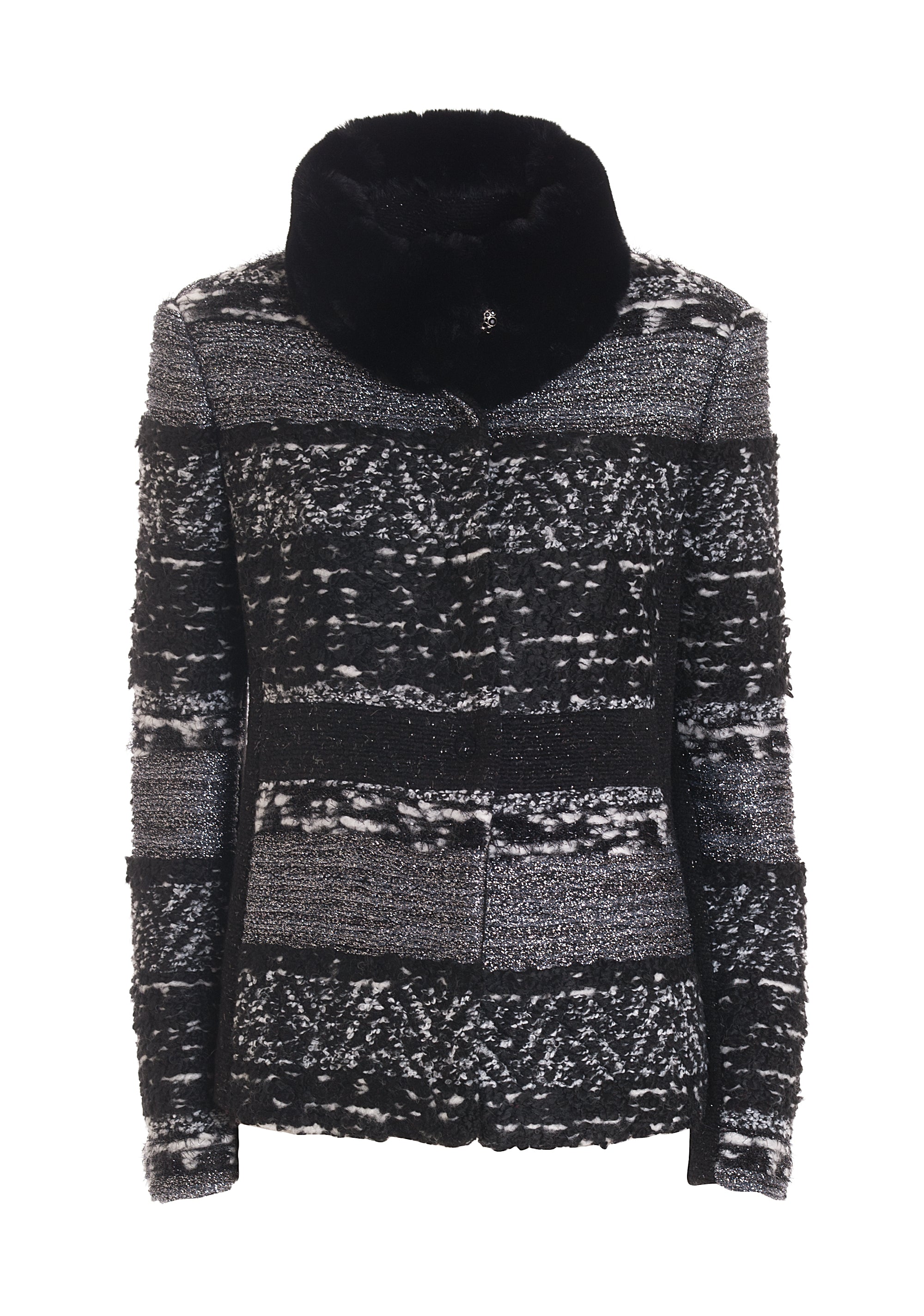 Jacket regular fit made in tweed Fracomina FR22WC1015W578F7-109