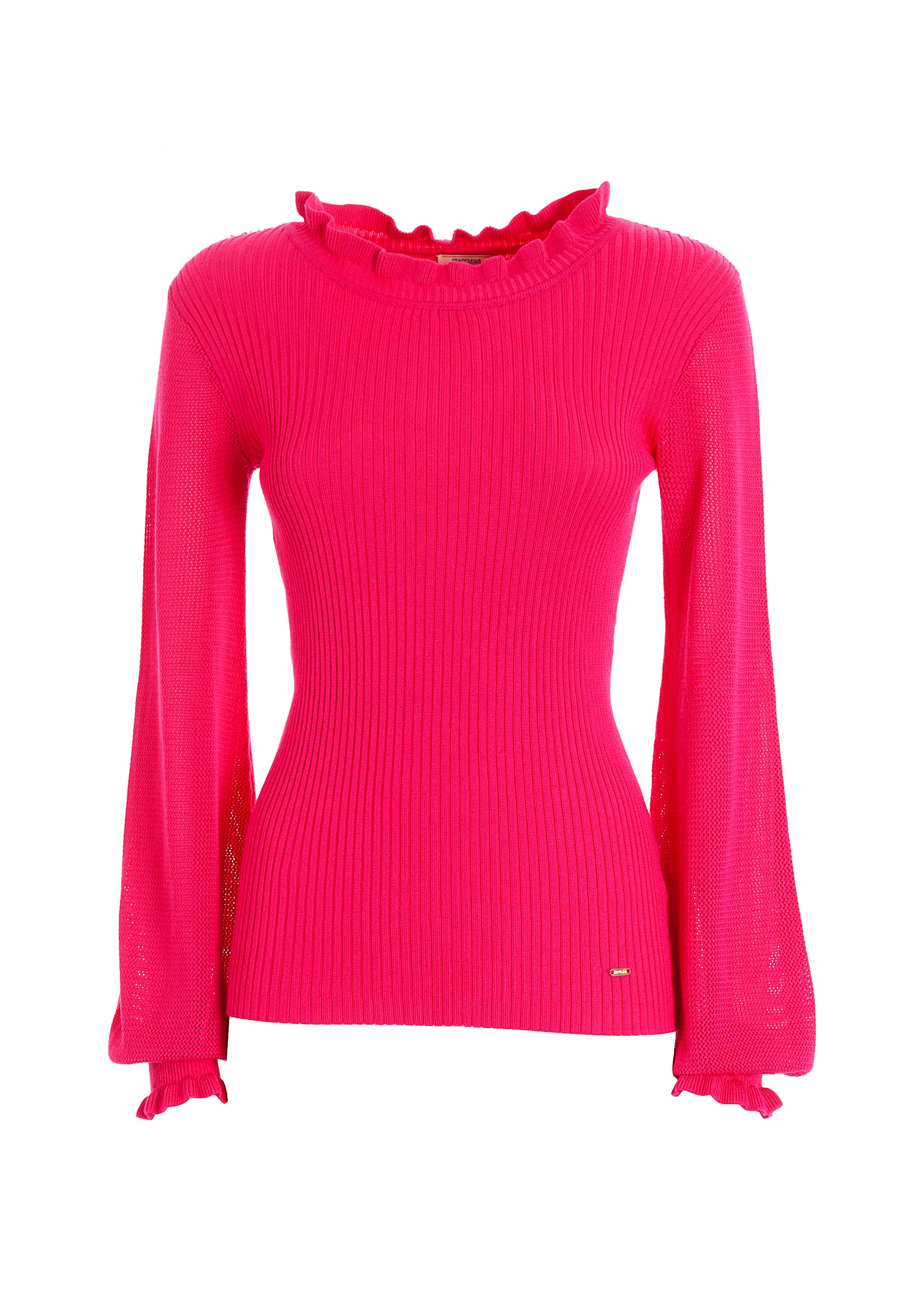 Knitwear slim fit with ribs Fracomina FR22WT7009K42101-148_1