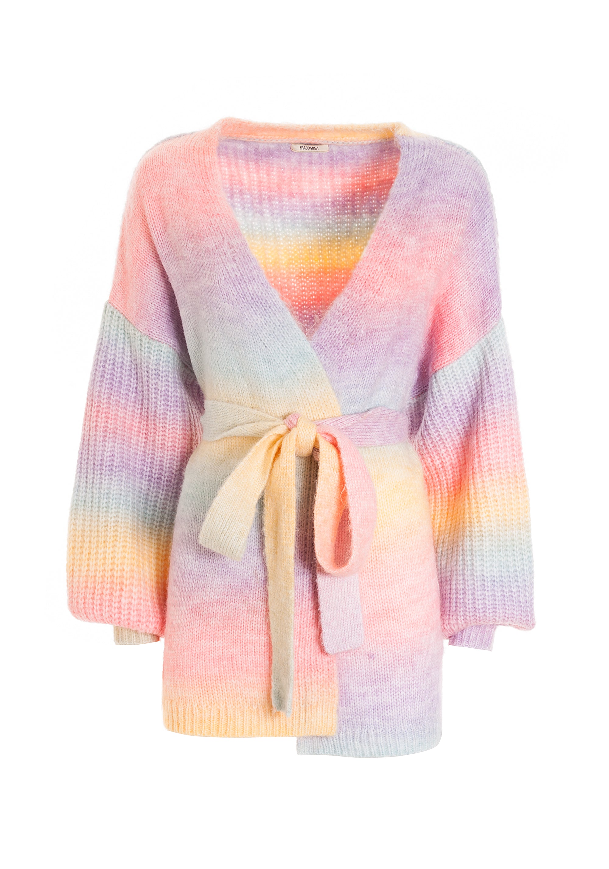 Cardigan over multi color, opened Fracomina FR22WT8006K45801-210_1