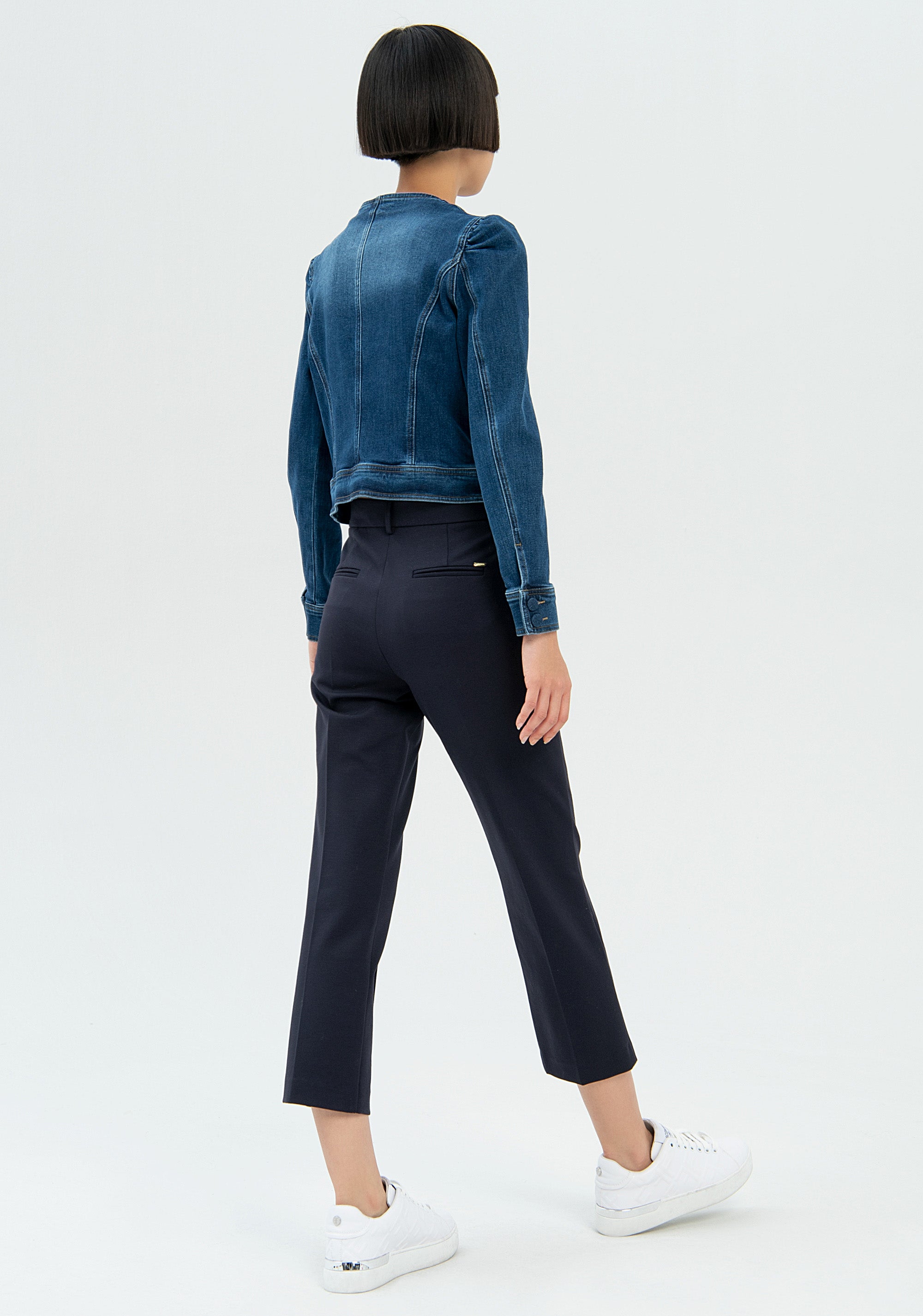 Chinos pant regular fit made in technical fabric Fracomina FR22WV4012W49701-117-4