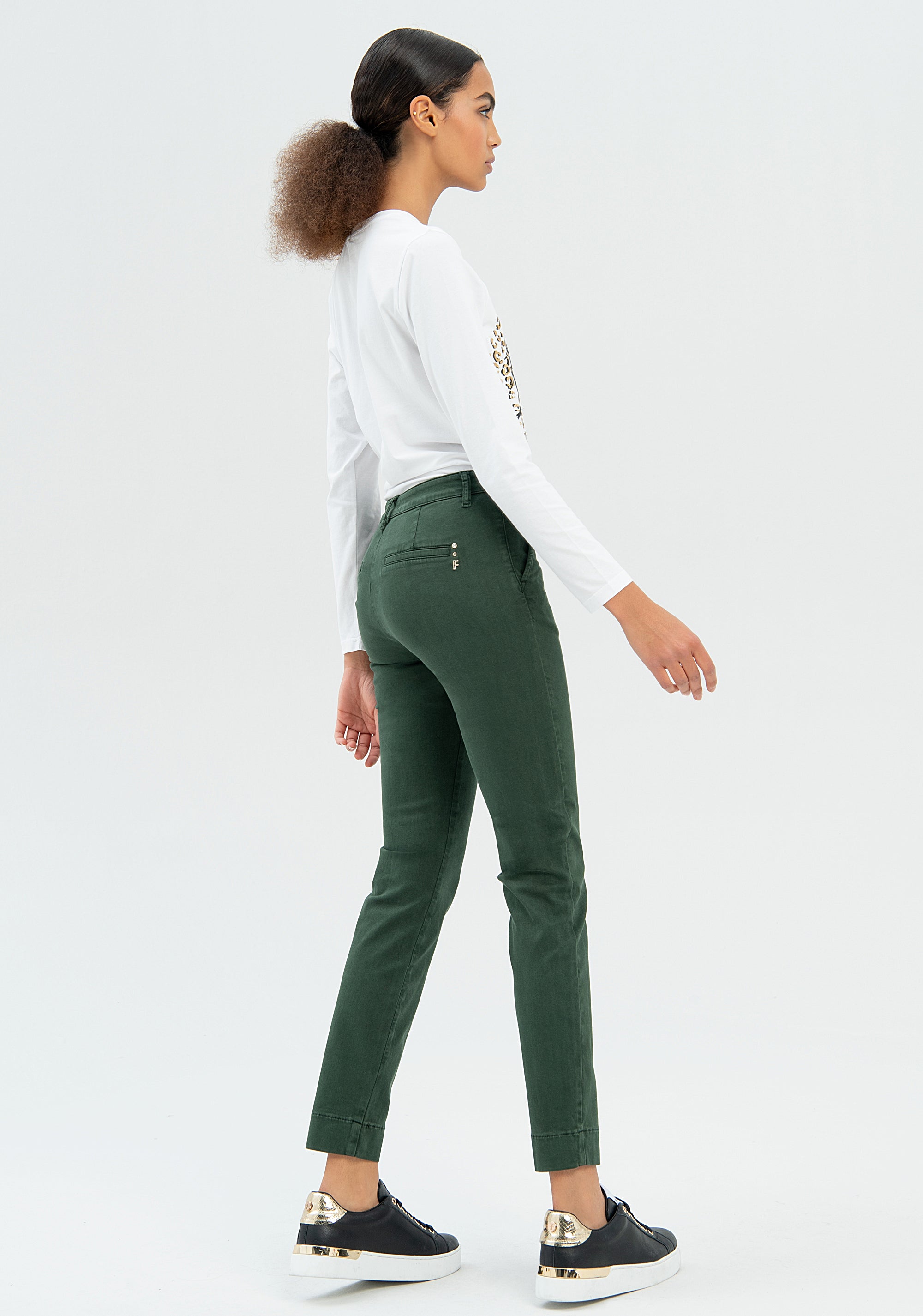 Chinos pant regular fit made in gabardine Fracomina FR22WV4015D45201-971-5