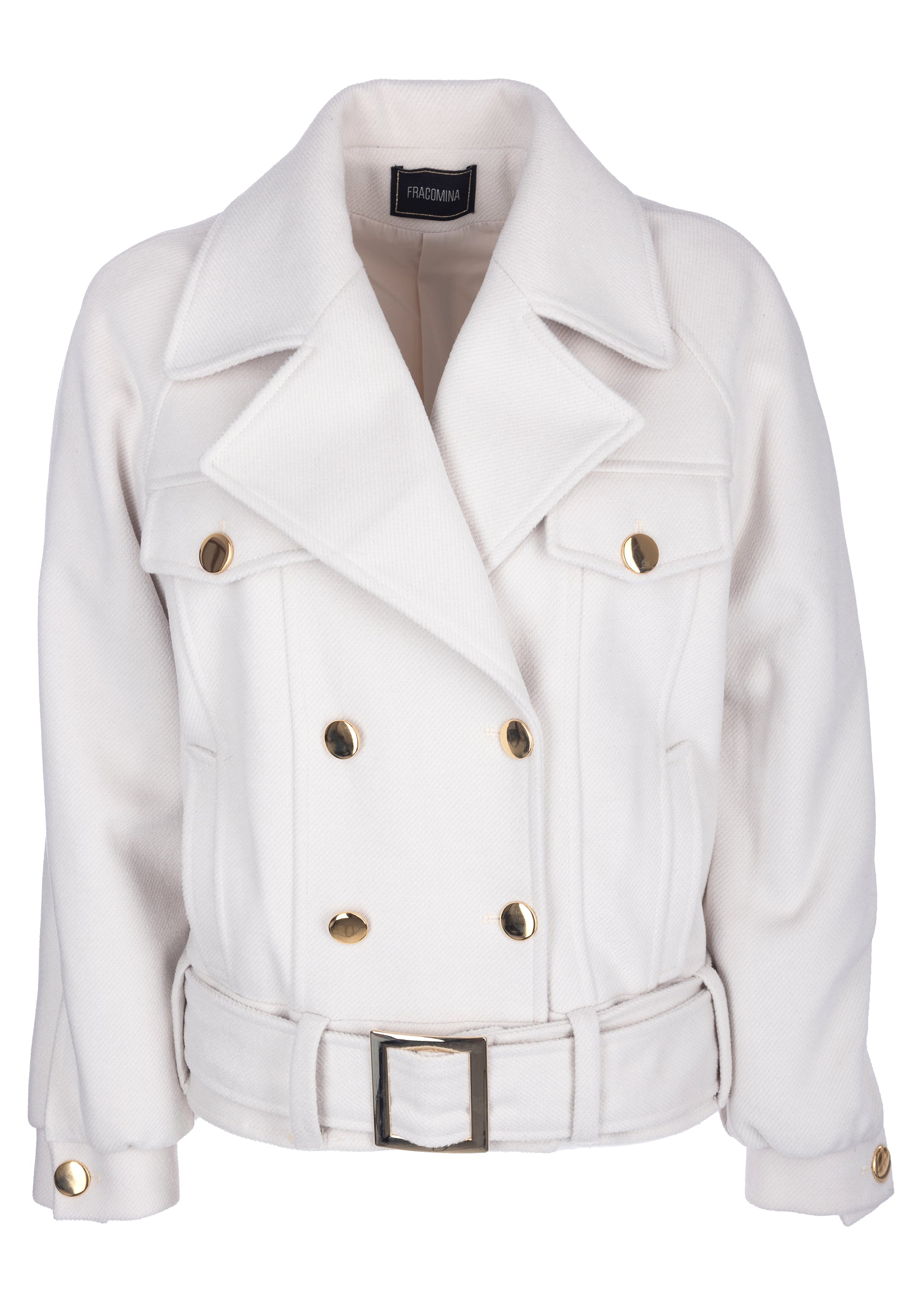 Short coat regular fit double breasted Fracomina FS22WC1003W48601