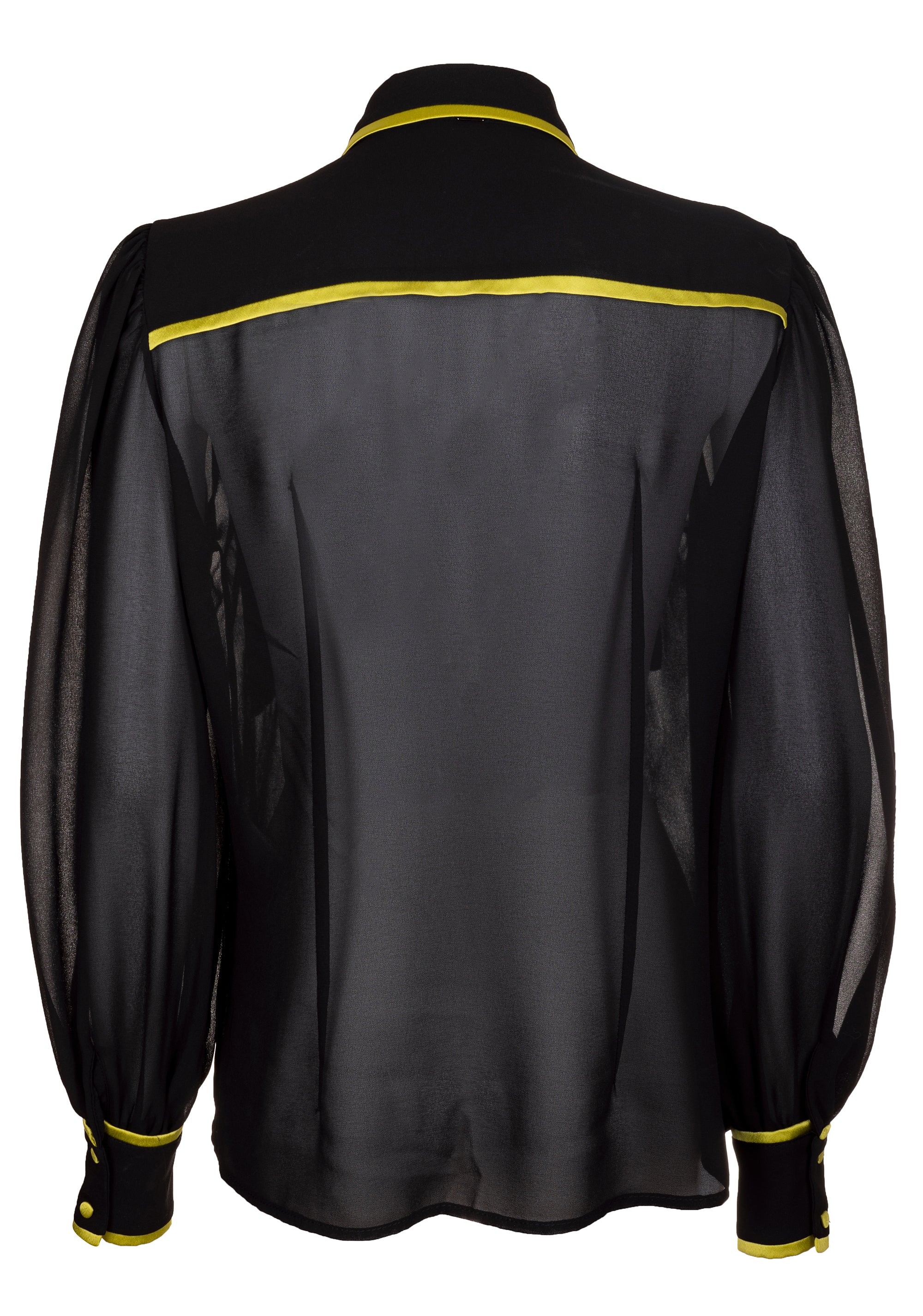 Shirt regular fit made in georgette with contrast color tapes Fracomina FS22WT6007W41201_2