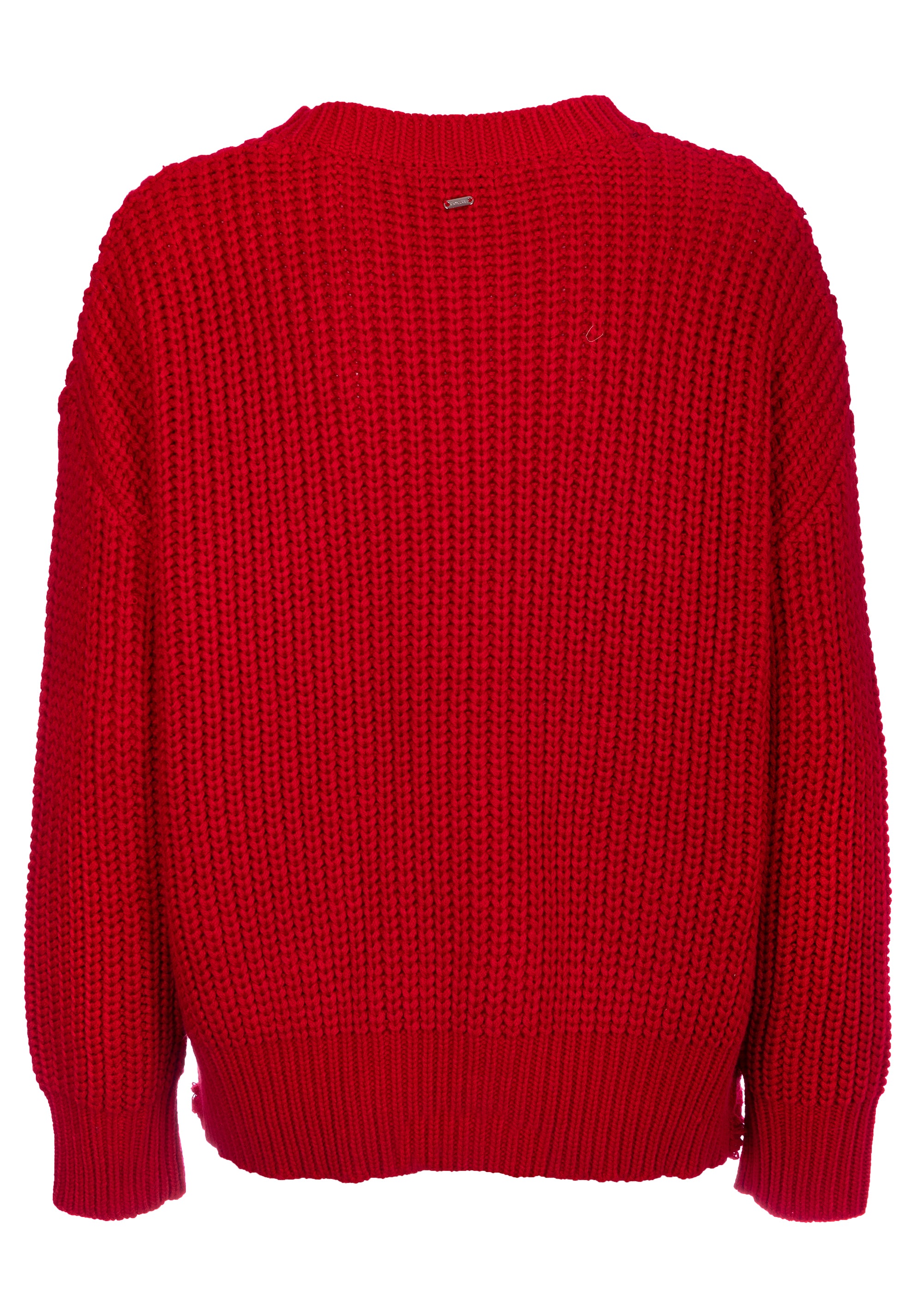 Knitwear over fit with hand stitch Fracomina FS22WT7014K44101-234_2