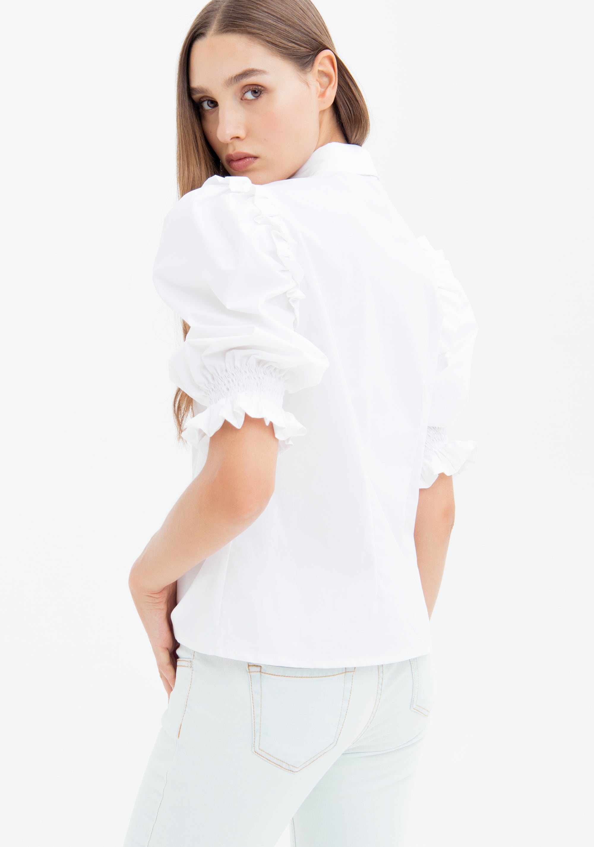 Shirt regular fit made in popeline Fracomina FS23ST6006W40001-278-3