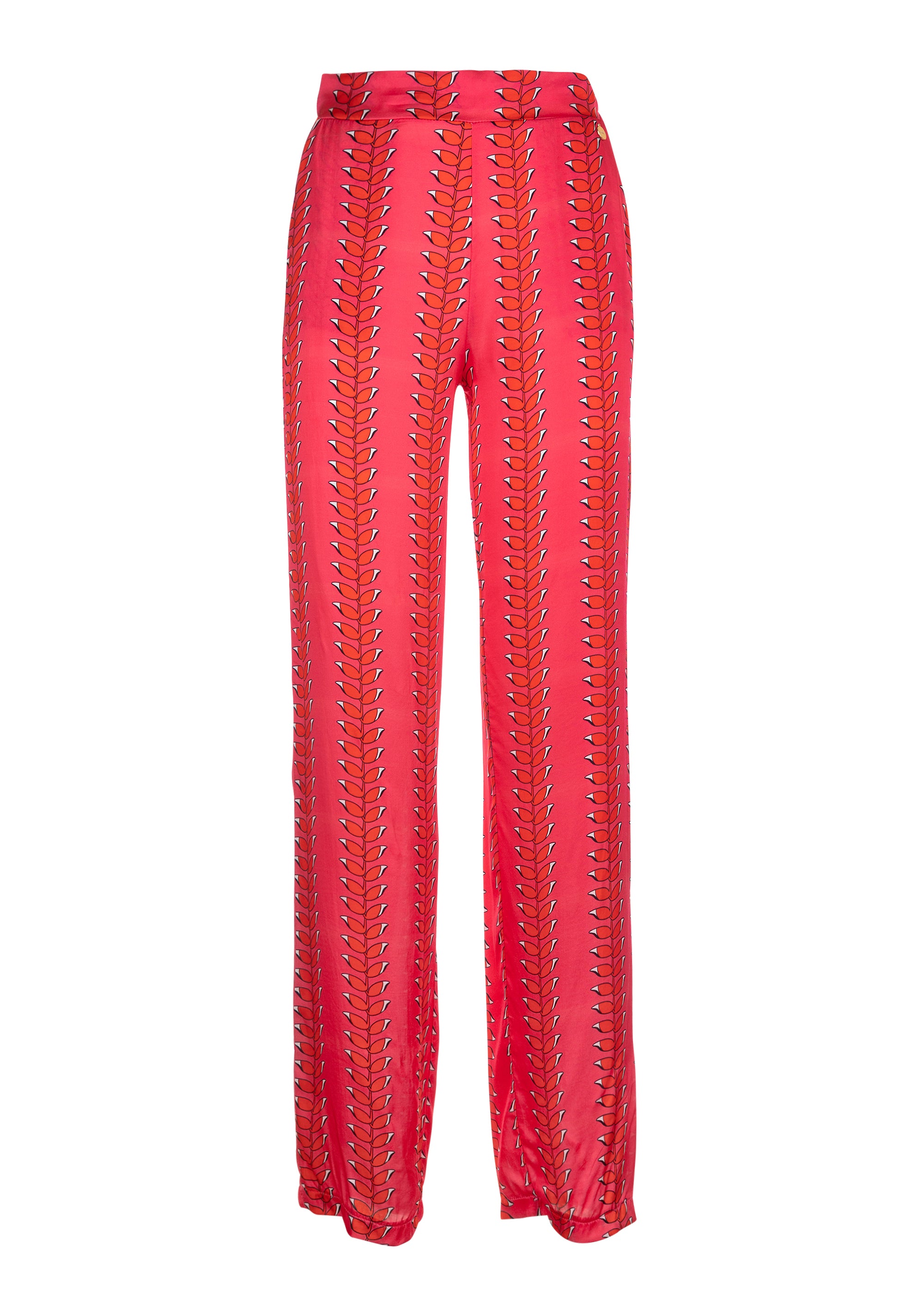 Palazzo pant wide fit with geometric pattern Fracomina FS23SV3007W413N4-Q82-1_9c3dc112-545c-4b42-ba4c-2521508d8b81