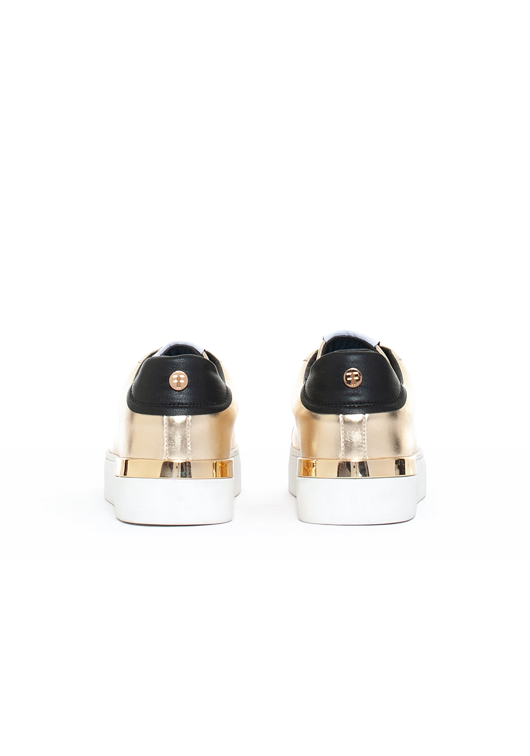 Sneakers made in eco leather with front lacing