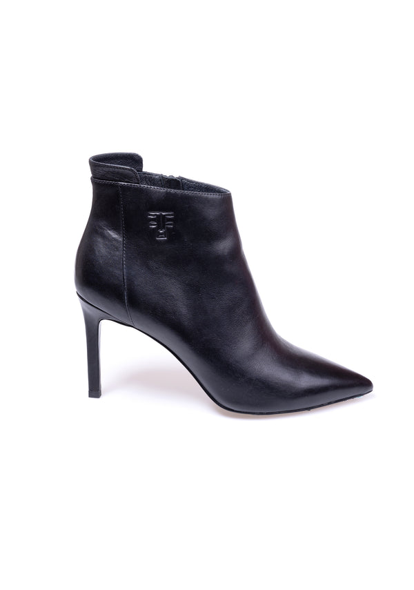Ankle boots made in leather with wide high heels Fracomina F723WS5006L40101-053-1