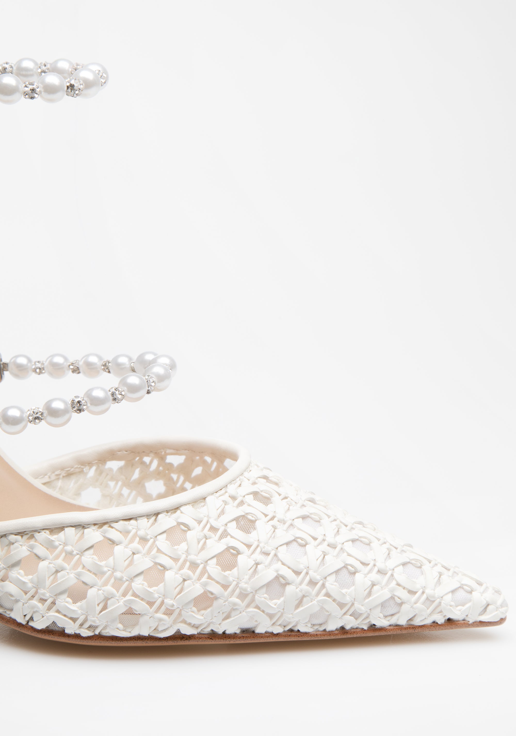 Lace Pump with Pearl Straps Fracomina F825SS2002P43501-108_4