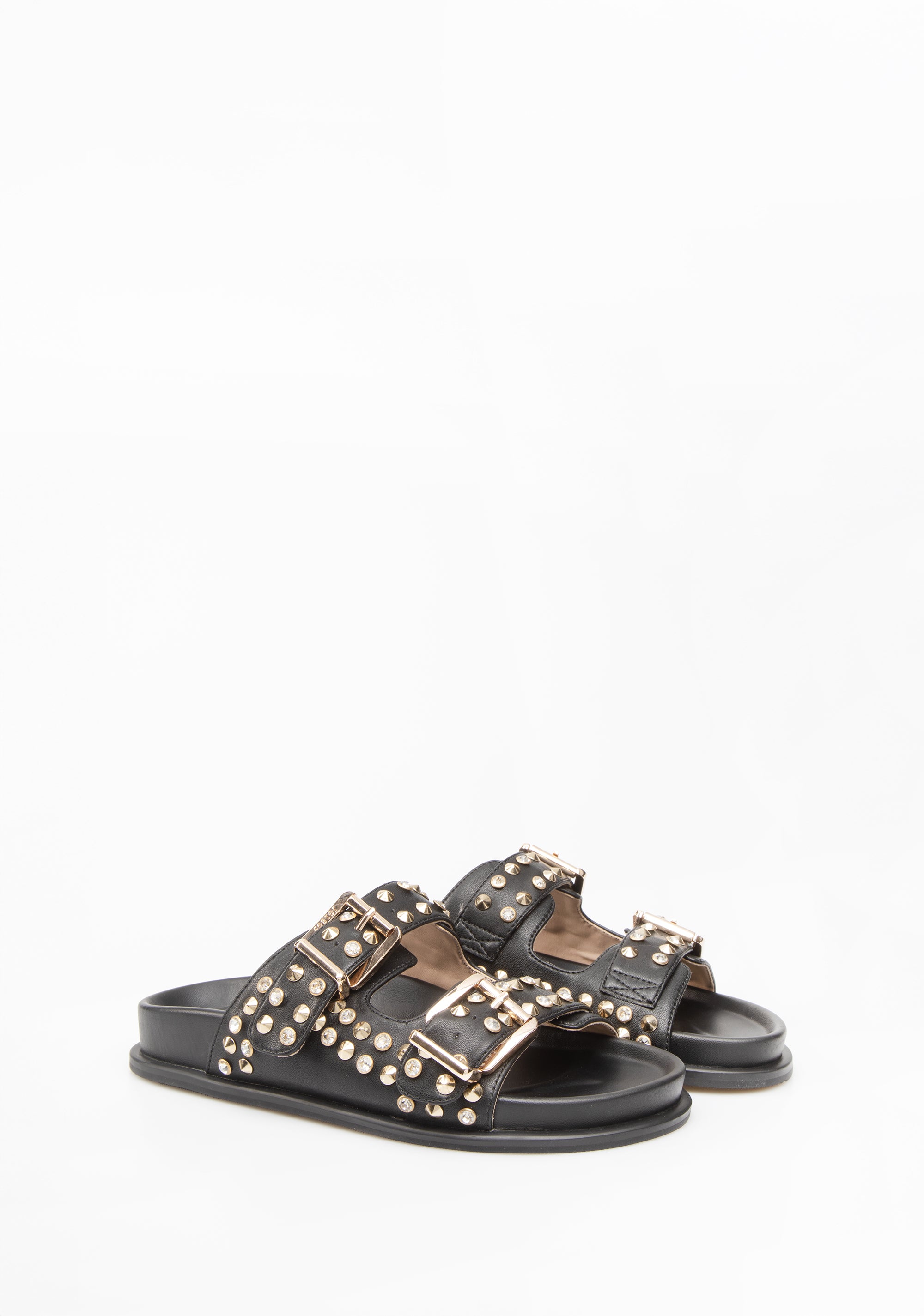Slide Sandal with Double Buckle Fracomina F825SS3001P44301-053_2
