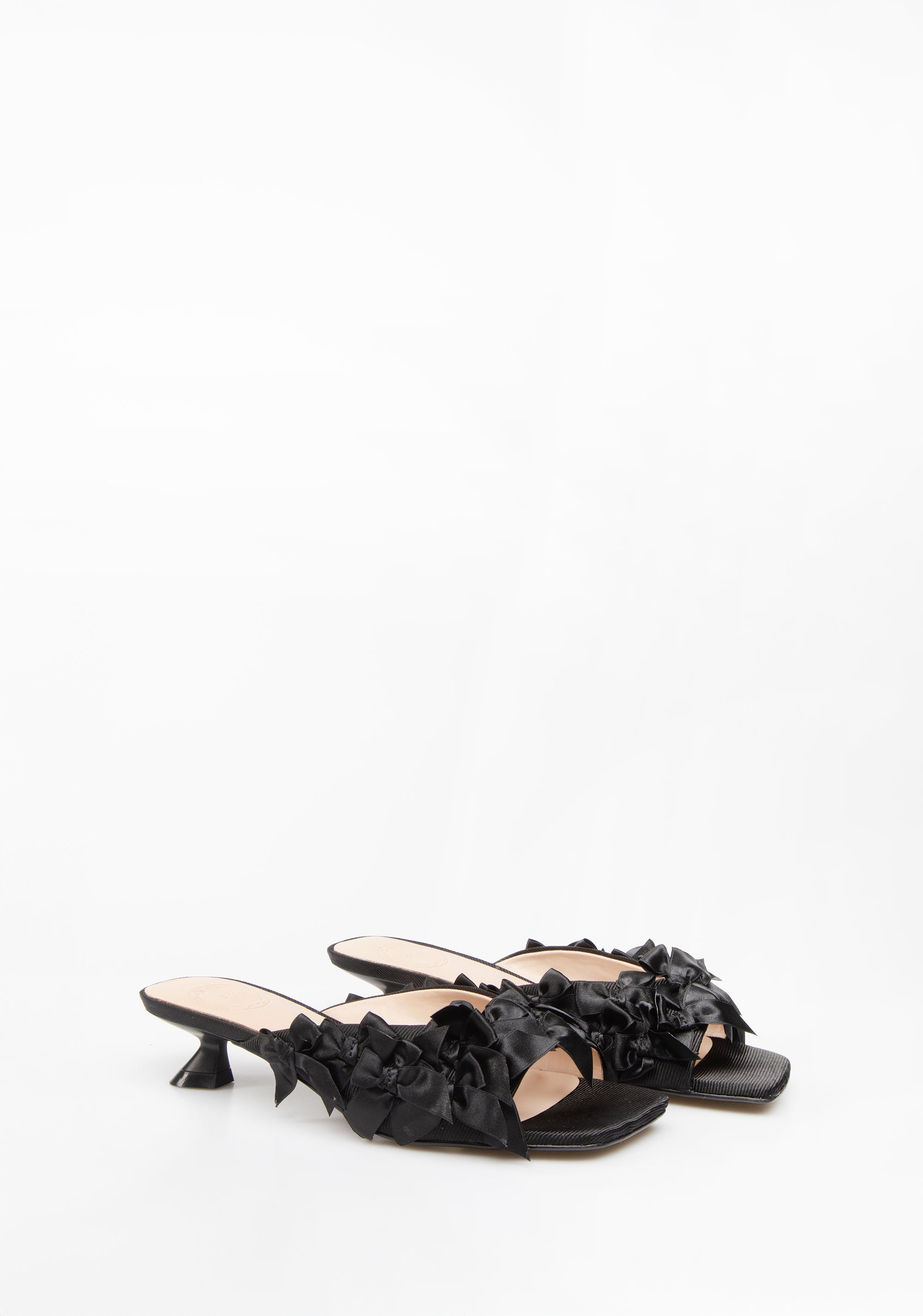 Satin Mule with Bow Details Fracomina F825SS4001P41201-053_2