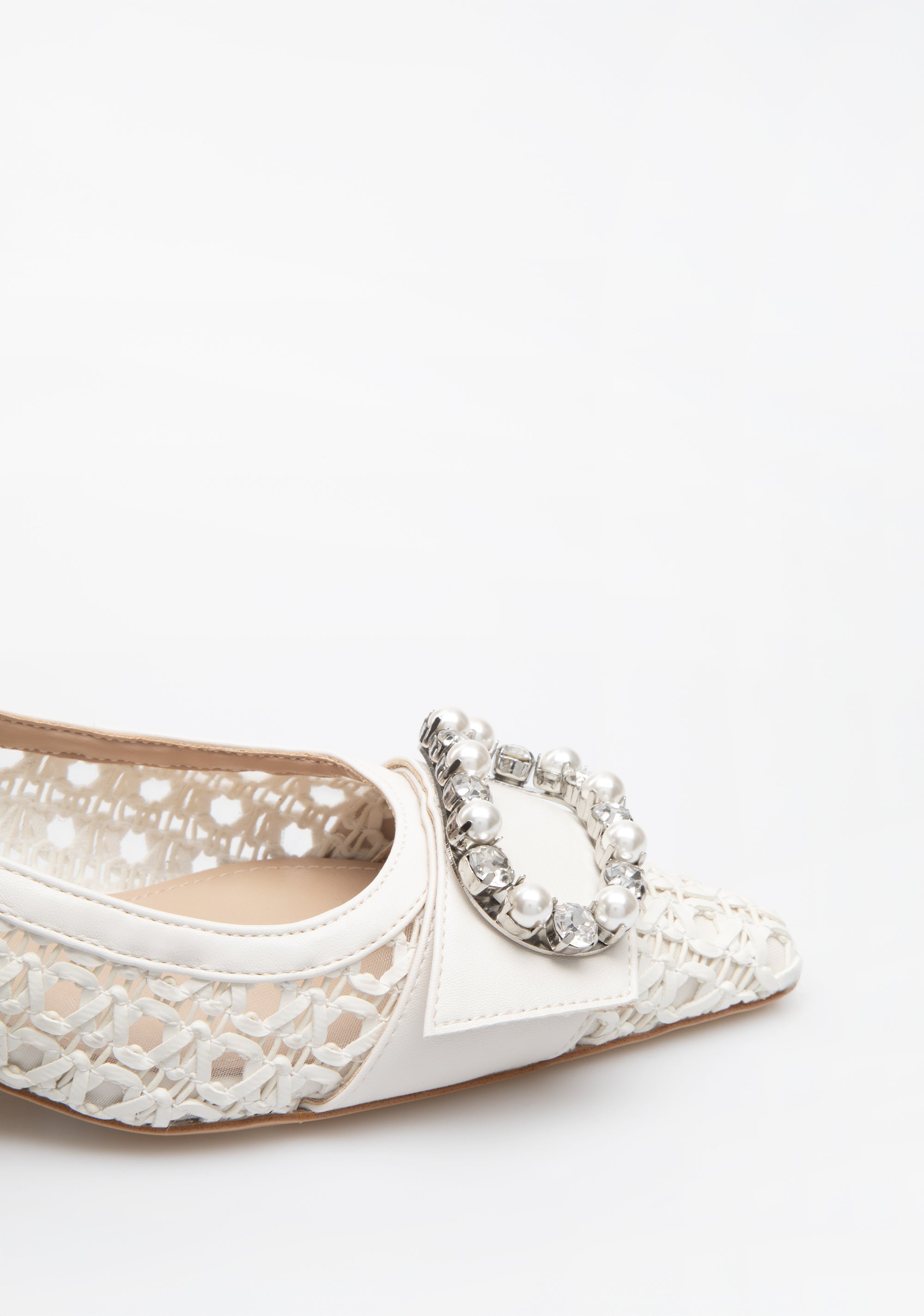 Pointed Slingback with Lace Effect Fracomina F825SS9001P43501-108_4