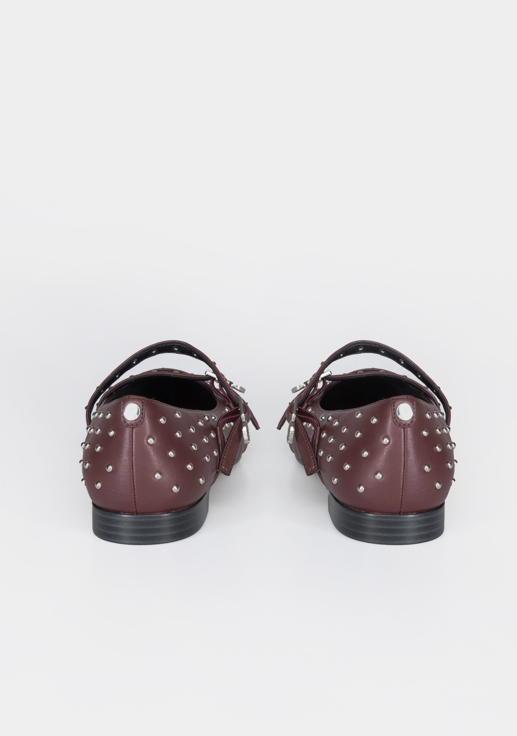 Studded Mary Jane Flats with Metallic Buckles Fracomina F825WS1002P44301-H75_4_0c9ce12f-0cb7-4ad7-9243-7c7cb924fbc2