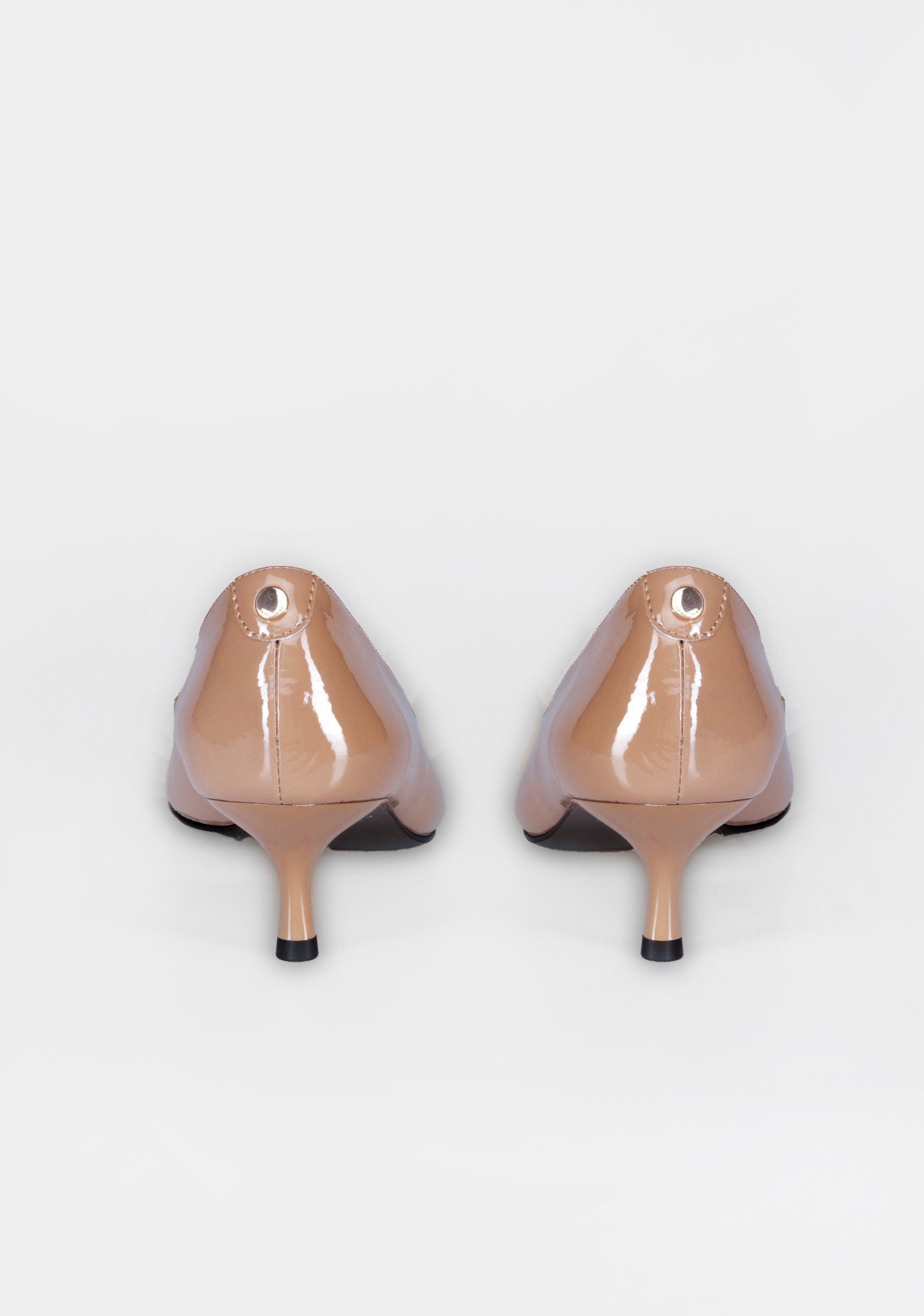 Patent Leather Kitten Heel Pumps with Iconic Buckle Fracomina F825WS2001L42001-A25_4_dfda34d9-d166-4975-b729-df190187f39d