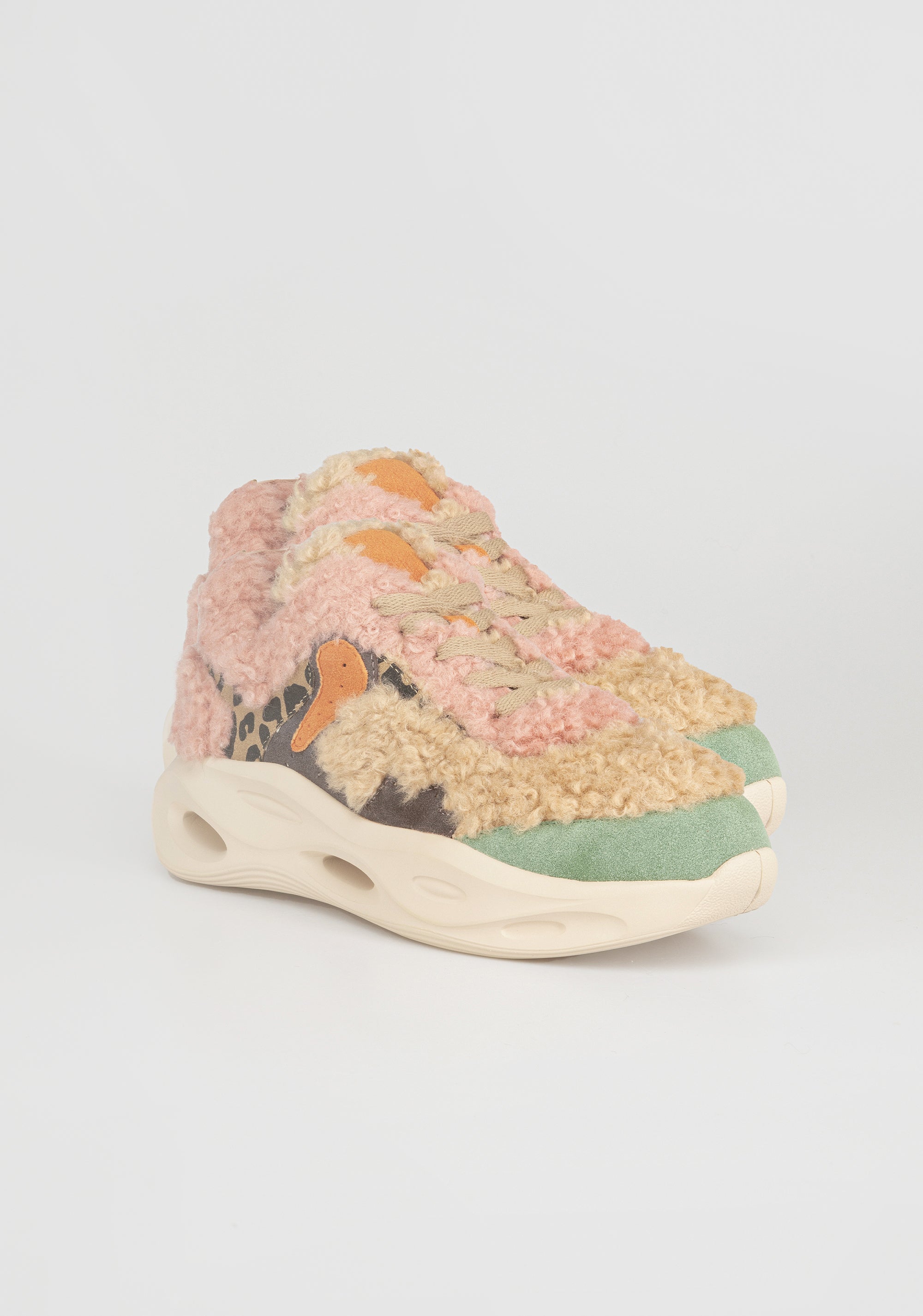 Sneakers with Patchwork of Textures and Vibrant Colors Fracomina F825WS6001P41301-210_2_f997cf6d-d8fe-4db8-a736-cc62f071fc99