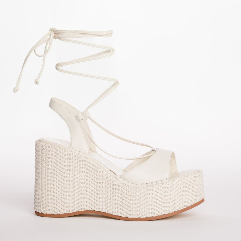 High Wedge Lace-Up Sandals Fracomina F826SS4005L40101-472_2