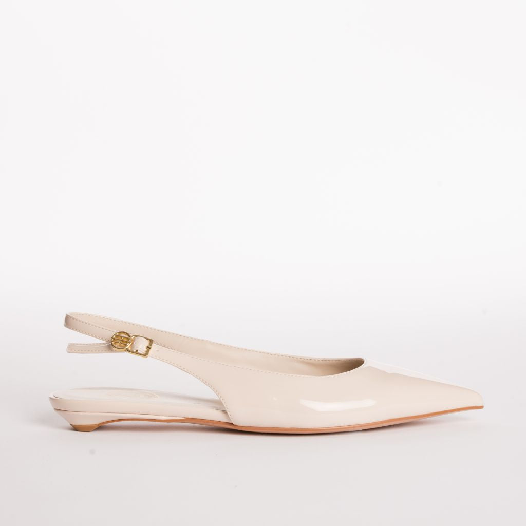 Pointed-Toe Slingback Pumps with Kitten Heel Fracomina F826SS9001P44501-M52_2