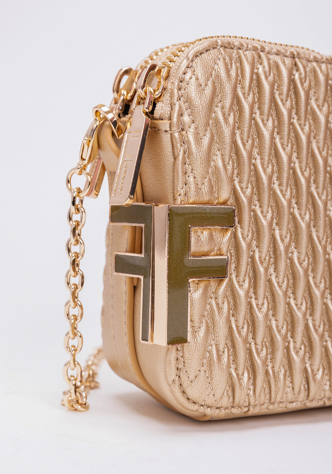 Bella bag Pochette made in embossed eco leather Fracomina FA000B4002P431V2-150-4