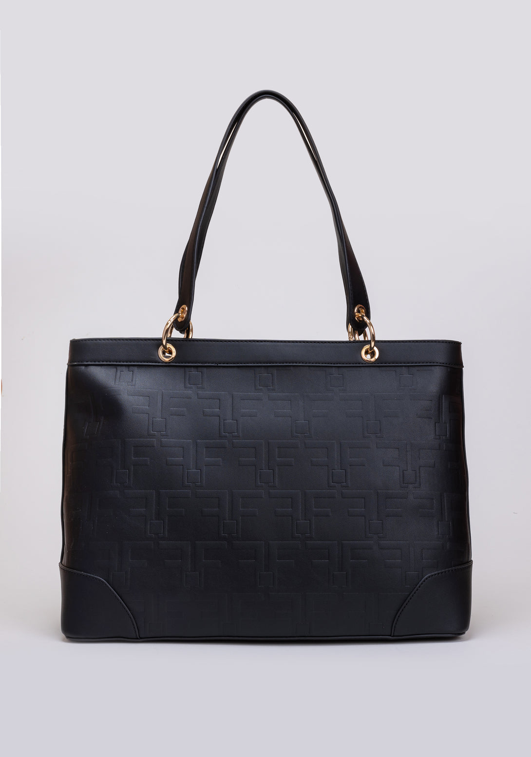 Shopping bag made in eco leather with logo Fracomina FA23SBA005P411N4-053-3