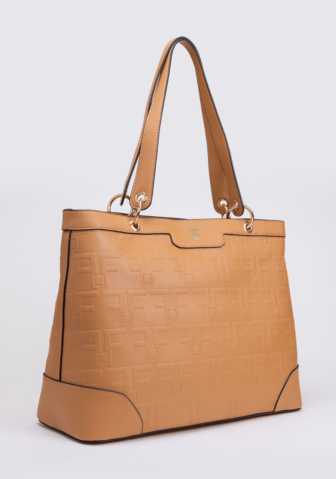 Shopping bag made in eco leather with logo