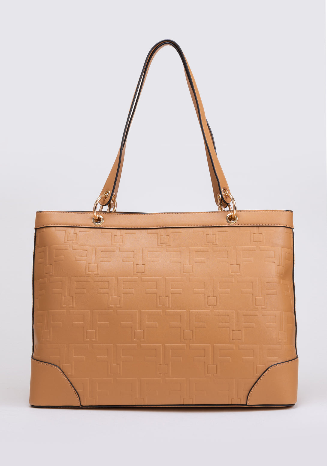Shopping bag made in eco leather with logo
