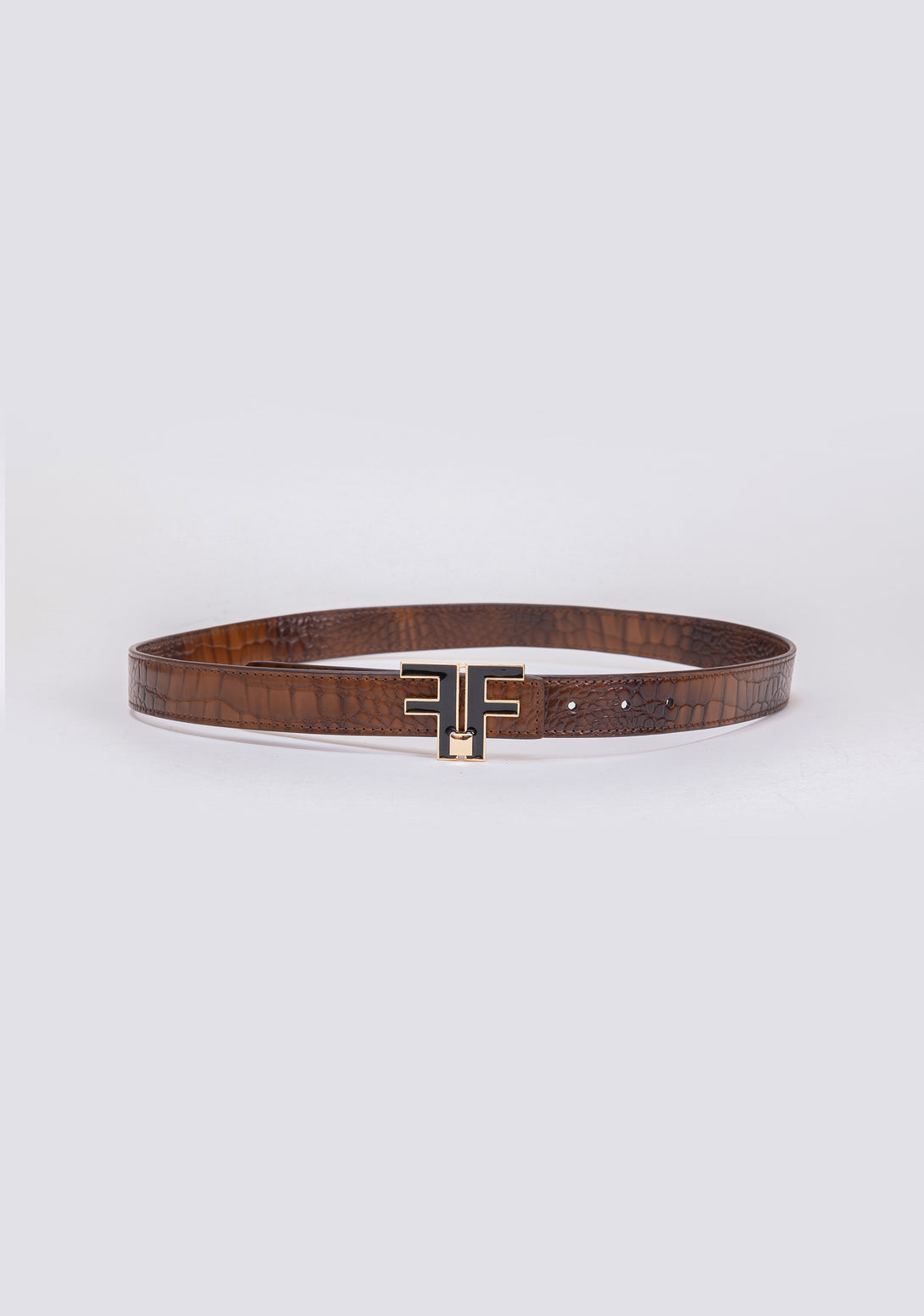 Belt made in croco eco leather Fracomina FA23WA5001P430V3-091-3