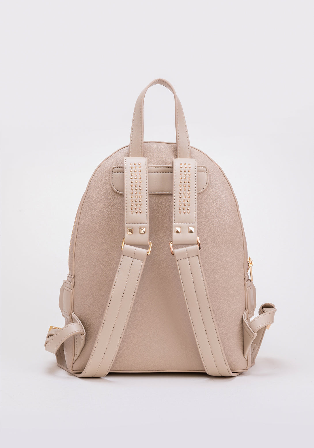 Backpack made in eco leather with metallic details Fracomina FA23WB2002P434Y4-R34-3