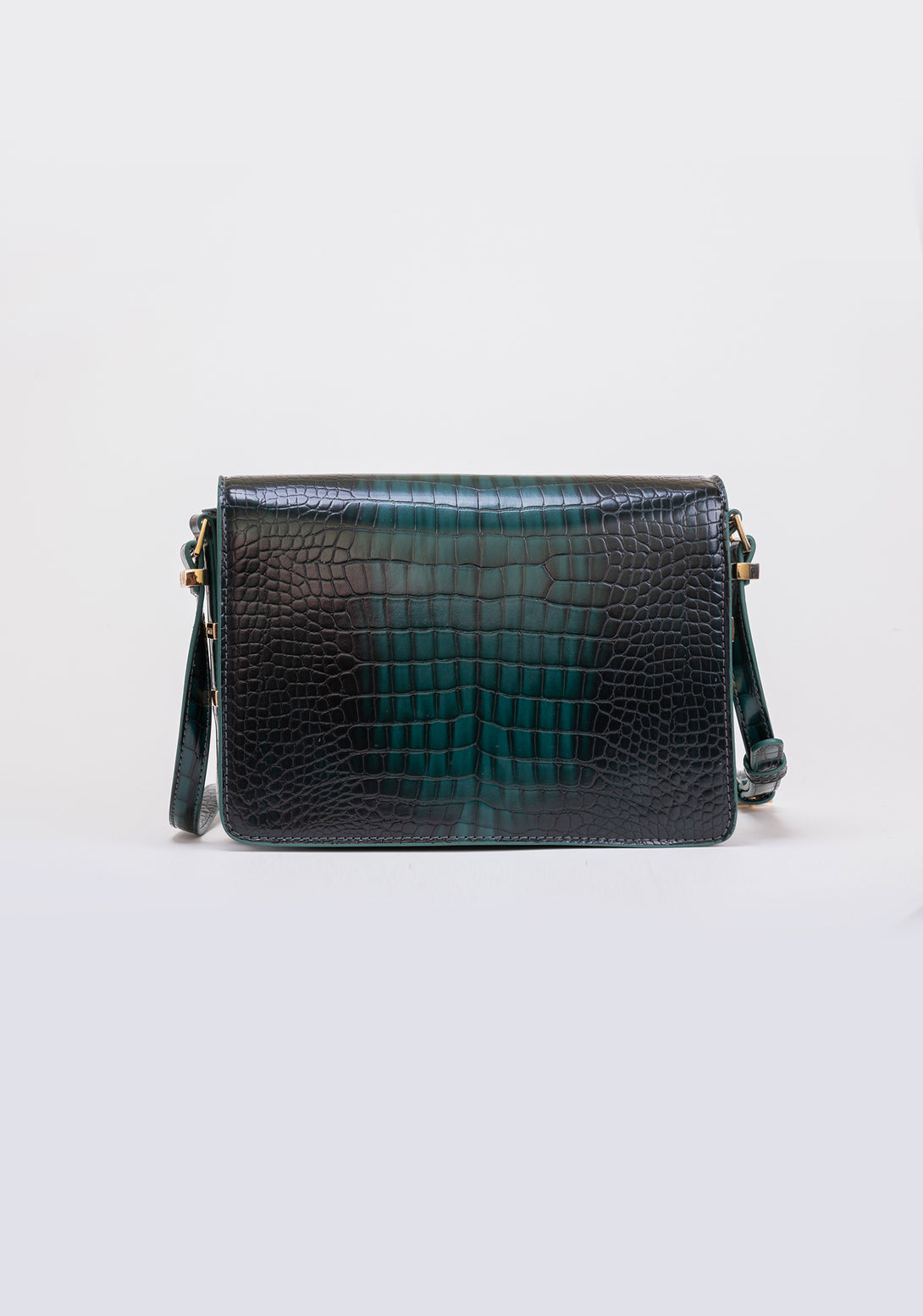 Bella bag Baguette bag made in croco eco leather Fracomina FA23WB3003P430T5-813-7