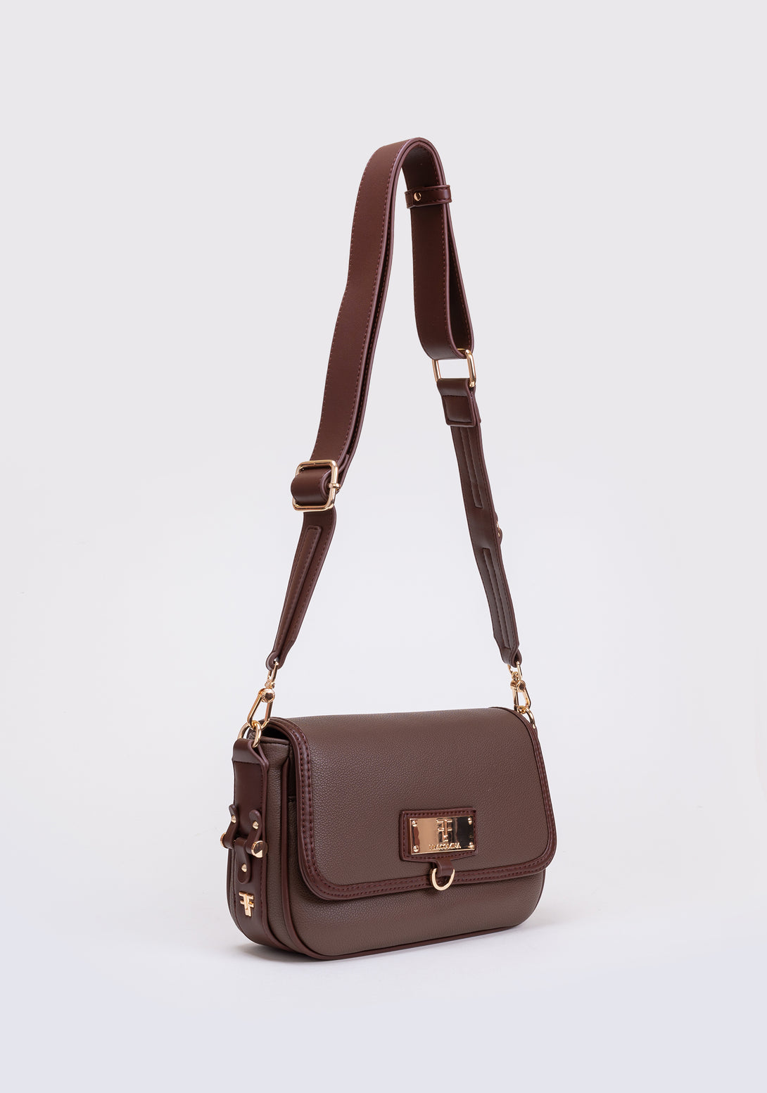 Bag made in hammered eco leather Fracomina FA23WB3016P434Y4-326-3
