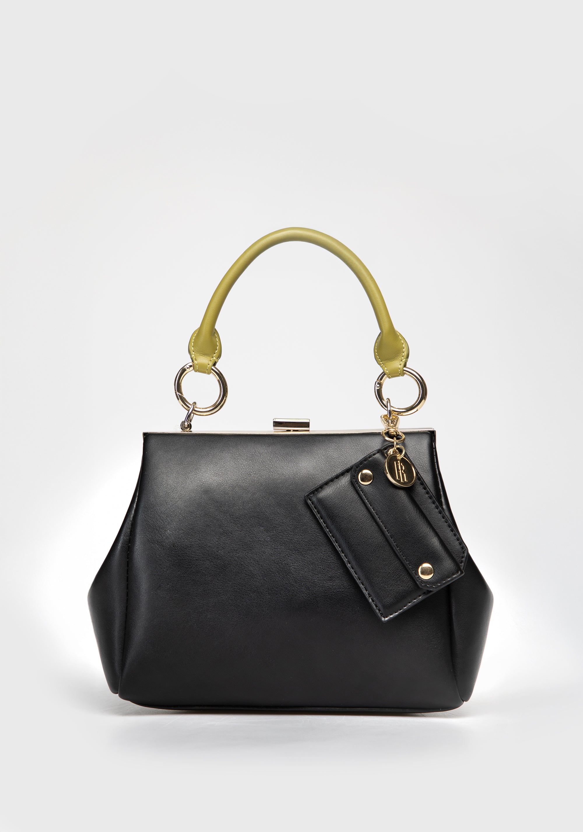 Structured Handbag with Contrast Details Fracomina FB25WB1002P41101-A04