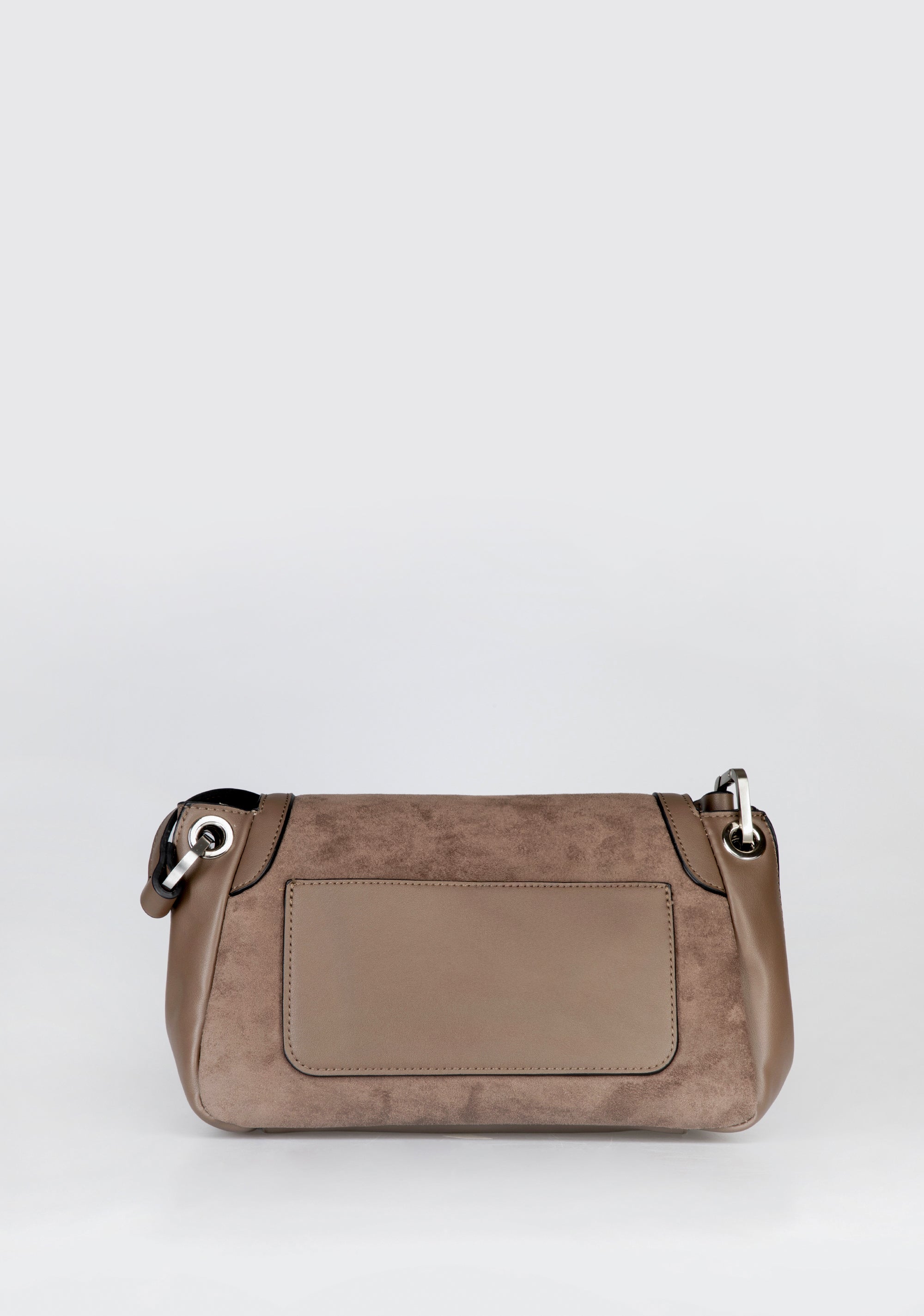 Elegant Shoulder Bag with Silver Metallic Details Fracomina FB25WB3001P45401-G16_3_a8b0cc75-ab2c-439f-9d6b-34c64ea6751c
