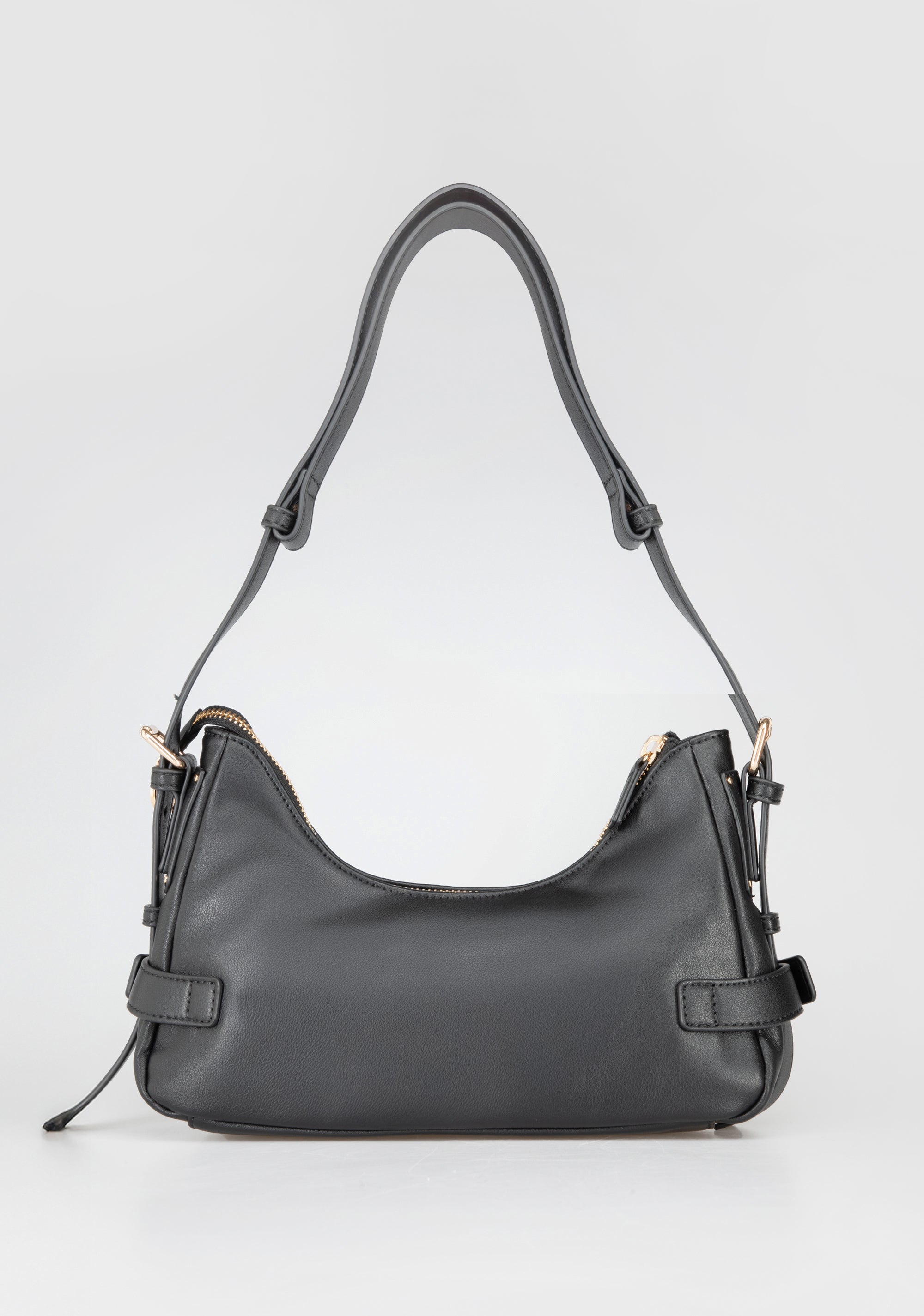Shoulder Bag with Gold Studs and Buckles Fracomina FB25WB3003P44101-053_3_7f3d3320-c91a-4b38-8245-675d164b9408