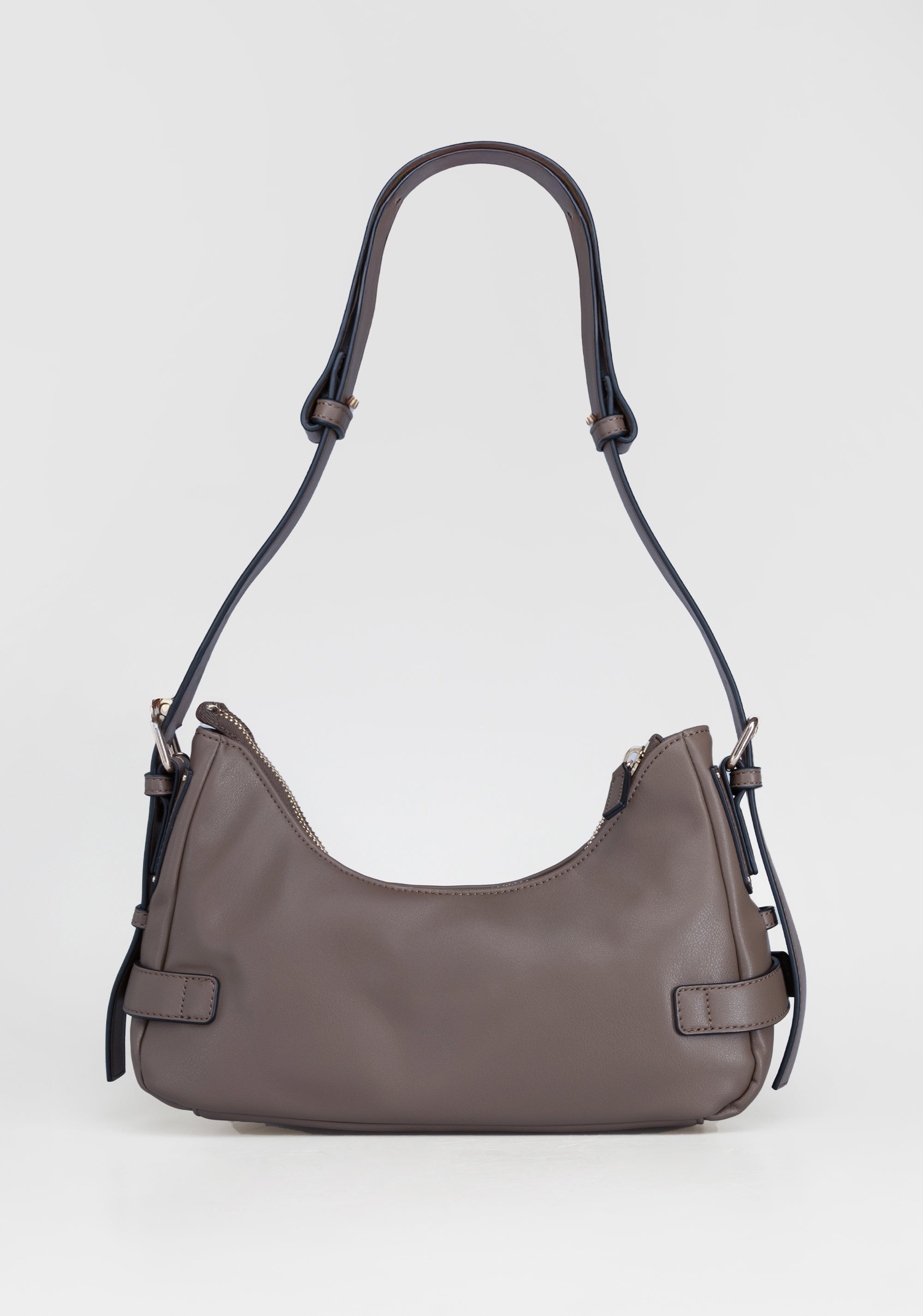 Shoulder Bag with Gold Studs and Buckles Fracomina FB25WB3003P44101-G16_3_905e1cfb-1c64-435d-a1c0-82ee90b4e241