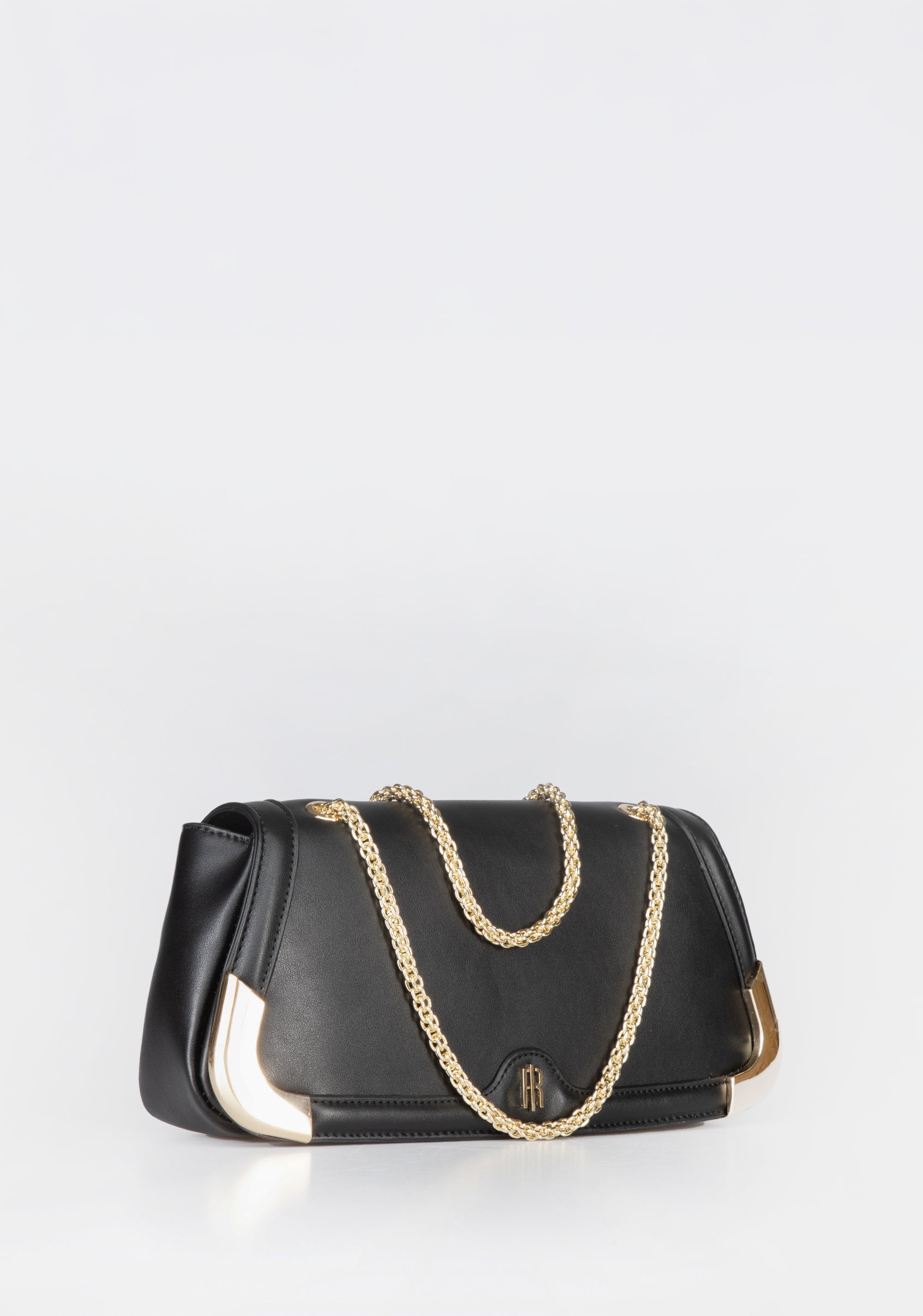 Clutch / Shoulder Bag with Metallic Details and Gold Chain Fracomina FB25WB6001P41101-053_2_cf59eee8-7531-4387-b422-46e740e3831b