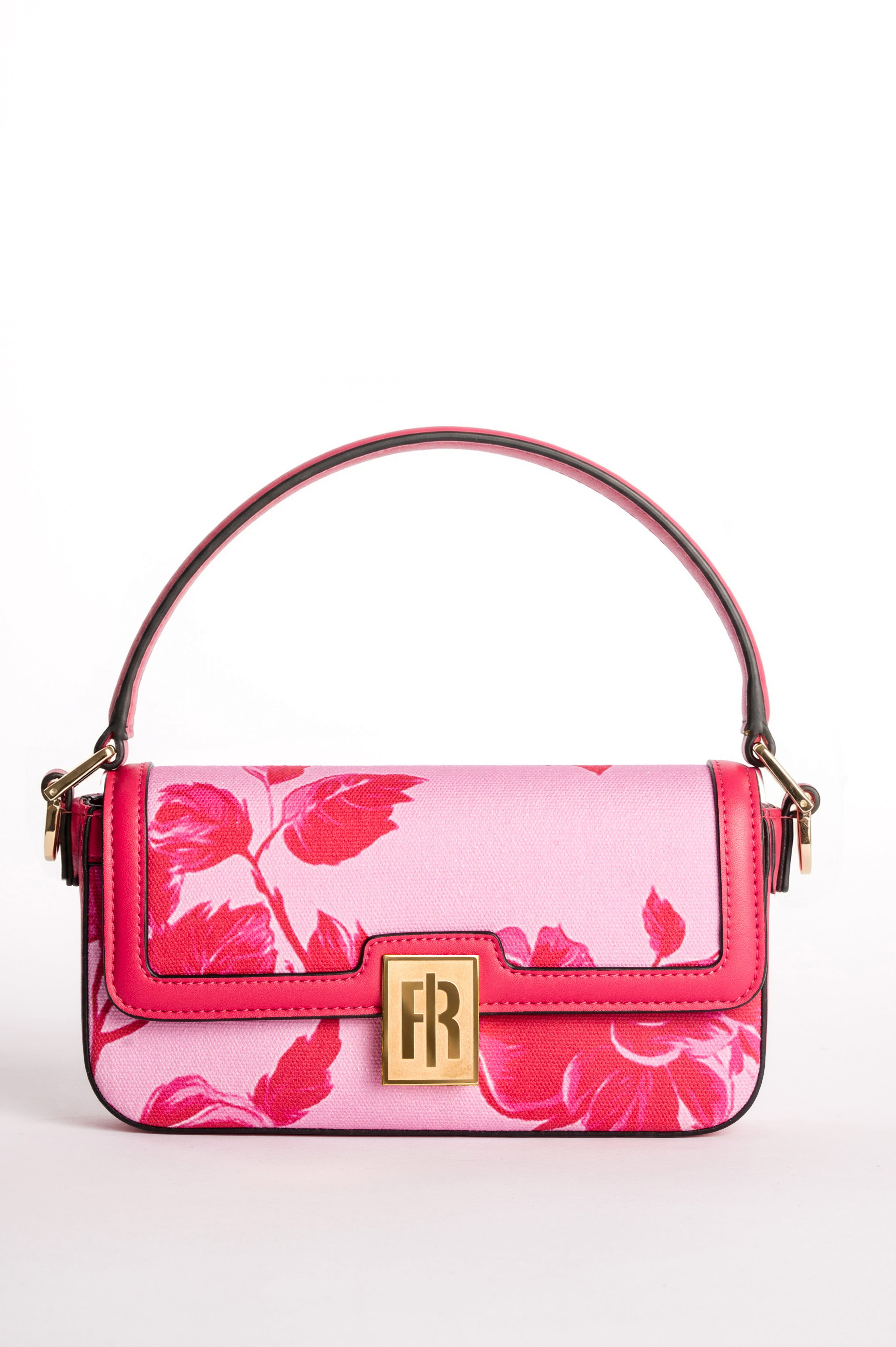 Baguette Bag in Floral Jacquard Canvas Fracomina FB26SB3002P461K2-226-A