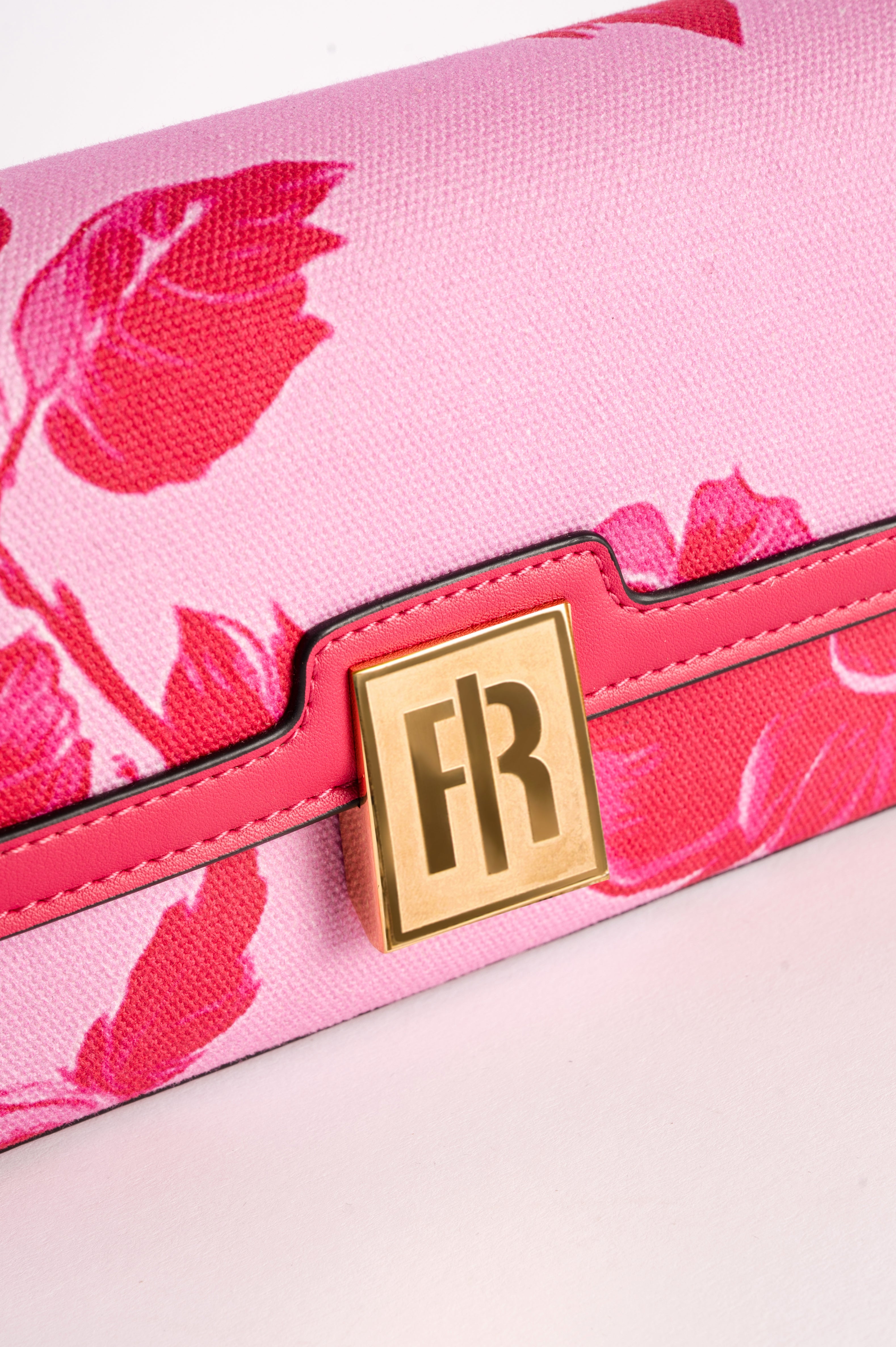 Baguette Bag in Floral Jacquard Canvas Fracomina FB26SB3002P461K2-226-E