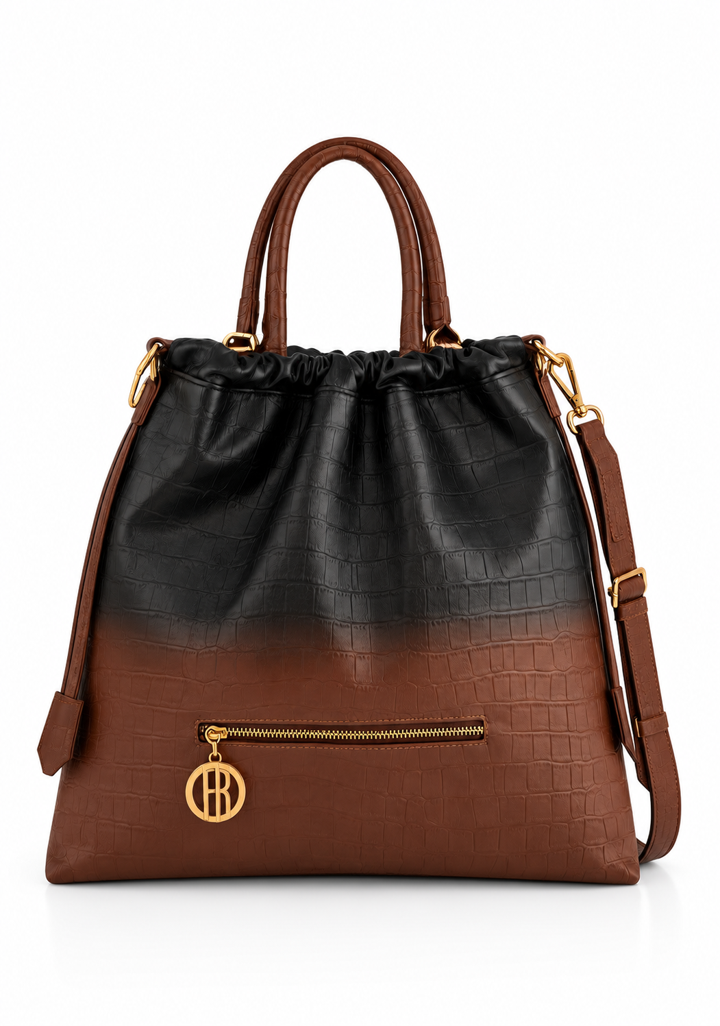 Tote bag made in fake leather with coconut print FB26WB1001P430Q1 FRACOMINA