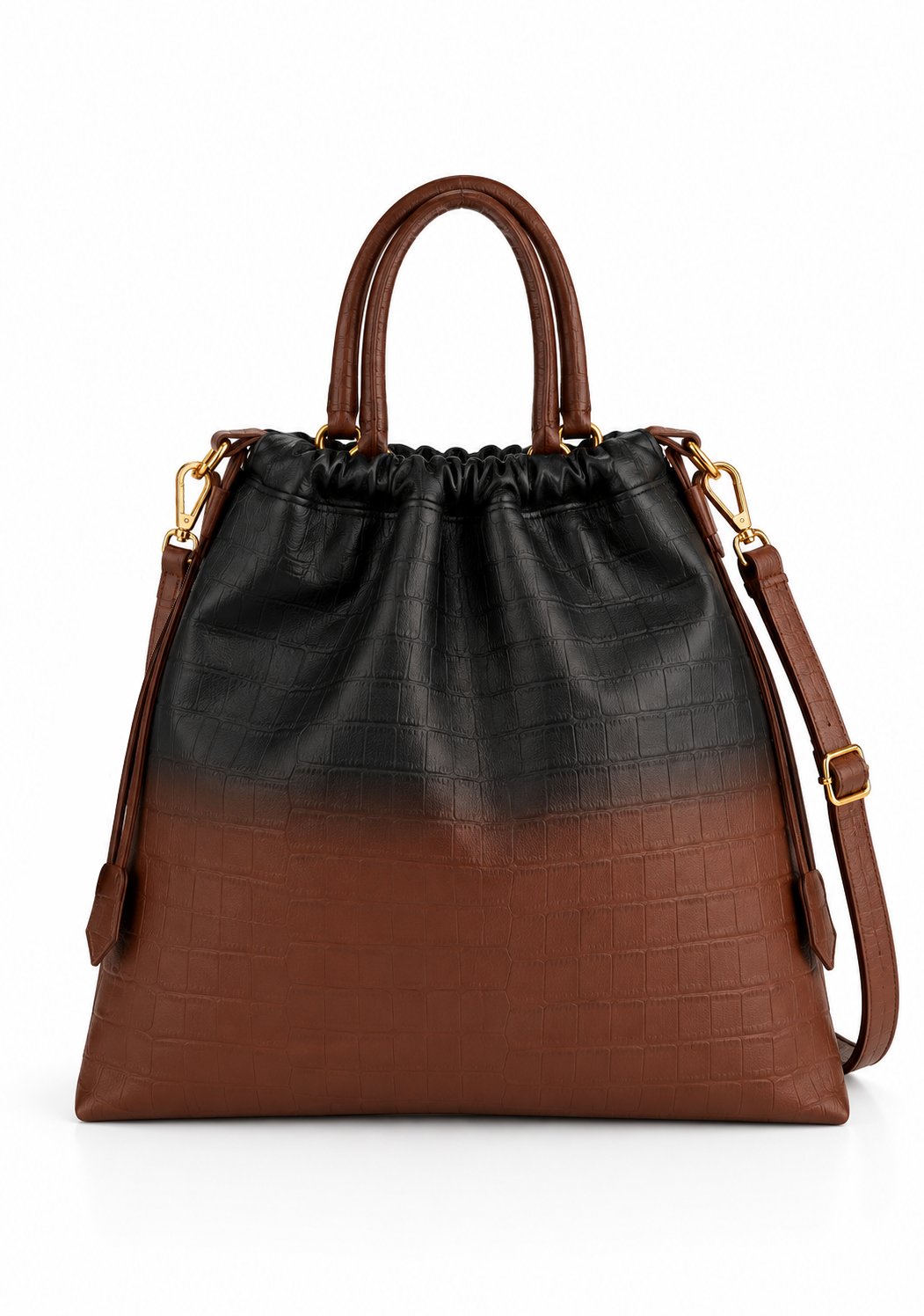 Tote bag made in fake leather with coconut print FB26WB1001P430Q1 FRACOMINA