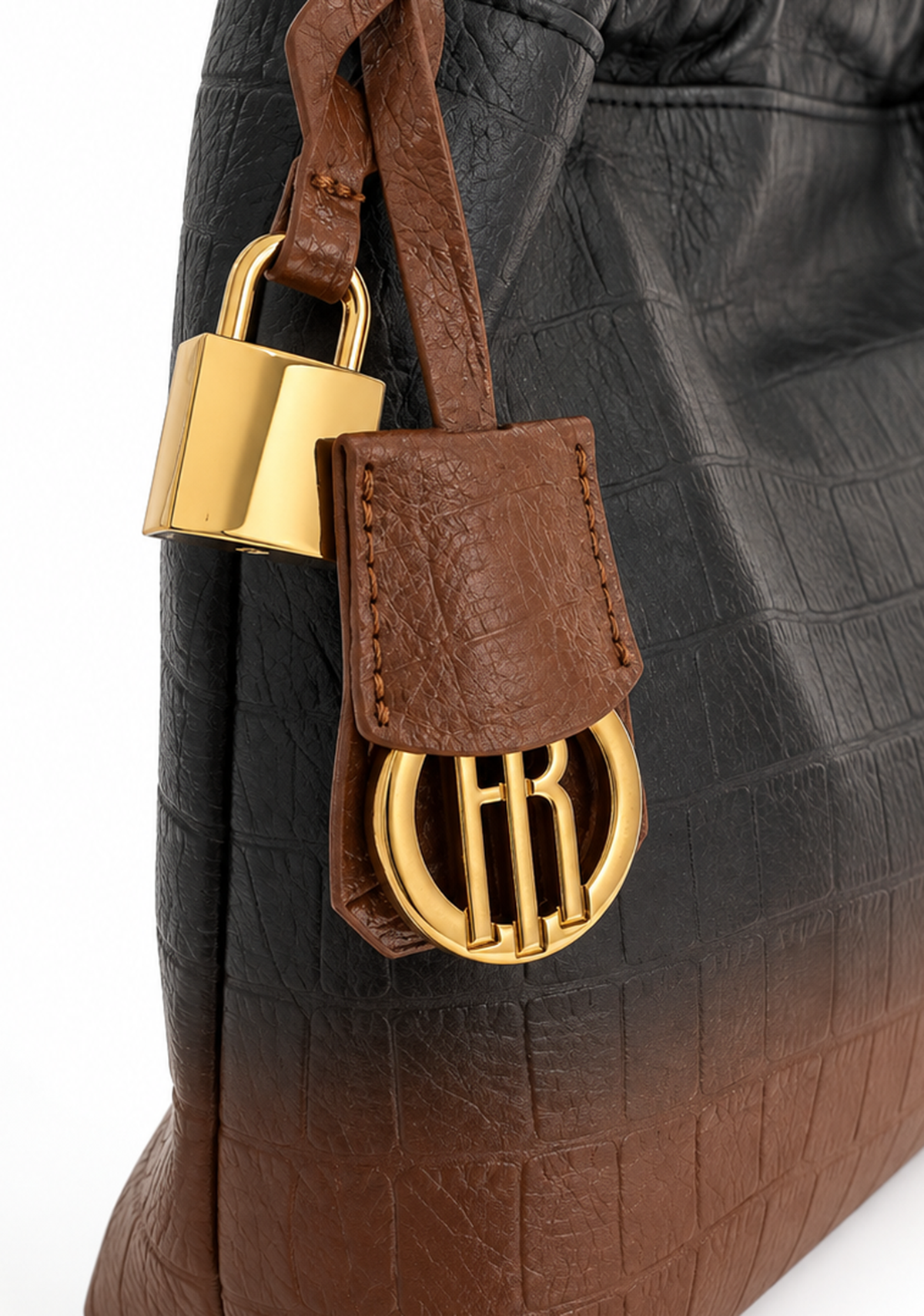 Shoulder bag made in fake leather with coconut print FB26WB6001P430Q1 FRACOMINA