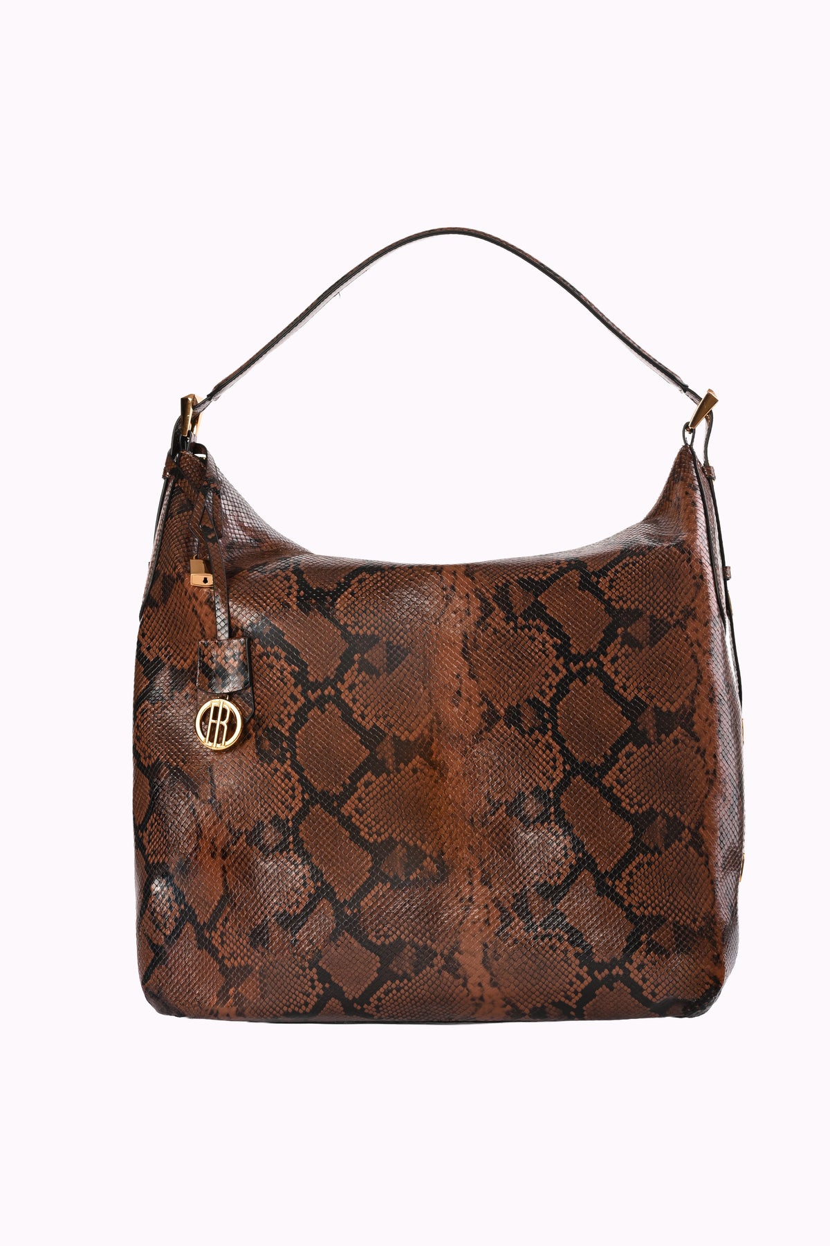 Big shoulder bag made in fake leather with animalier print Fracomina FB26WBA003P46801-K06-1